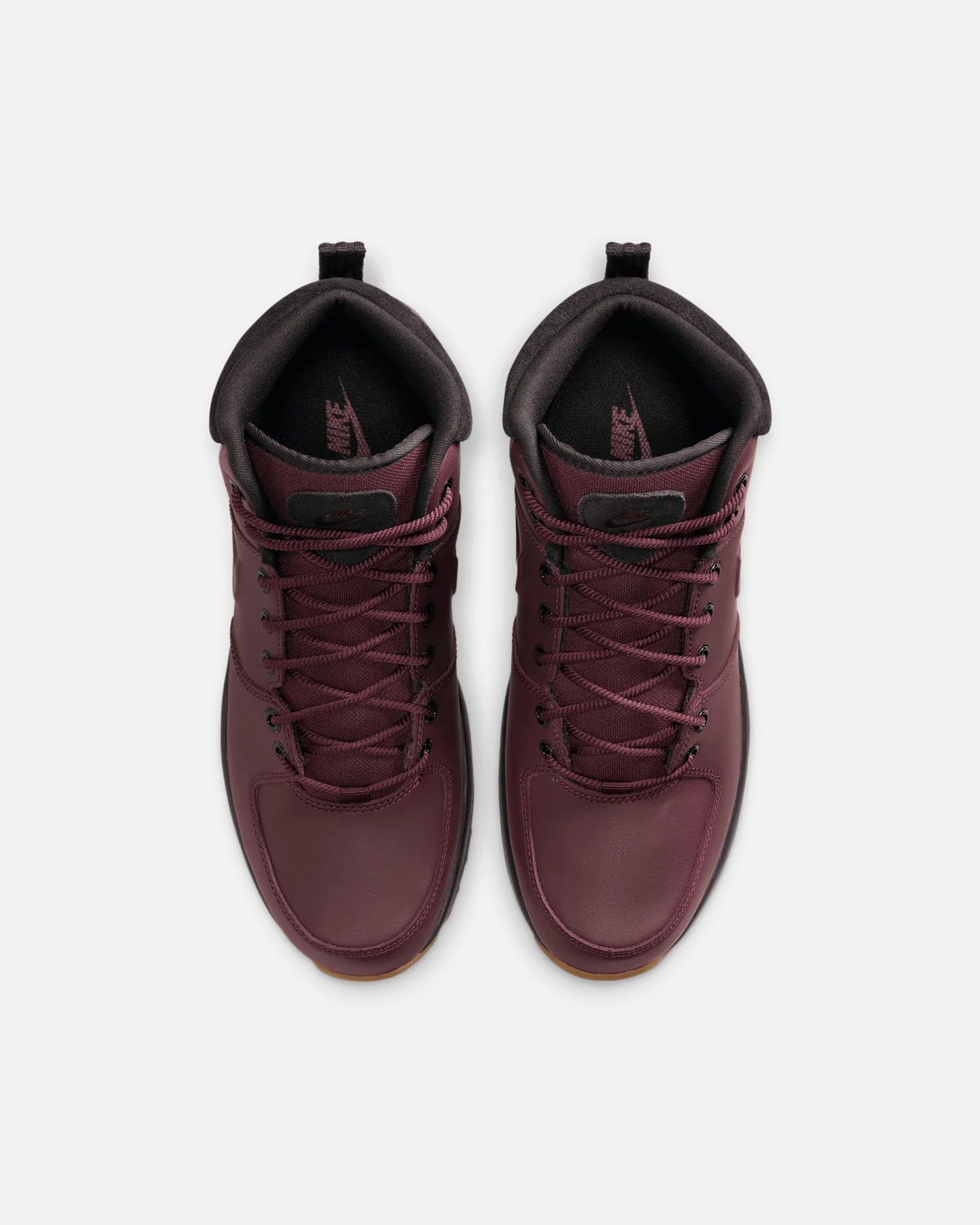 Nike Manoa Leather Boot Burgundy Crush/Black - Image 6