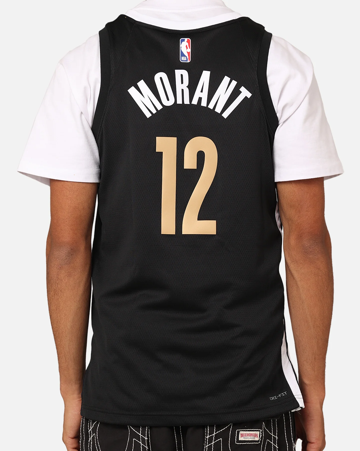 Nike Memphis Grizzlies Ja Morant Dri-FIT Swingman Jersey Black - Image 5