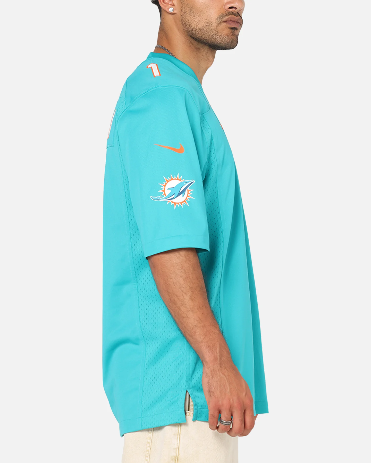 Nike Miami Dolphins Tua Tagovailoa #1 Home Game NFL Jersey  Turbo Green - Image 5