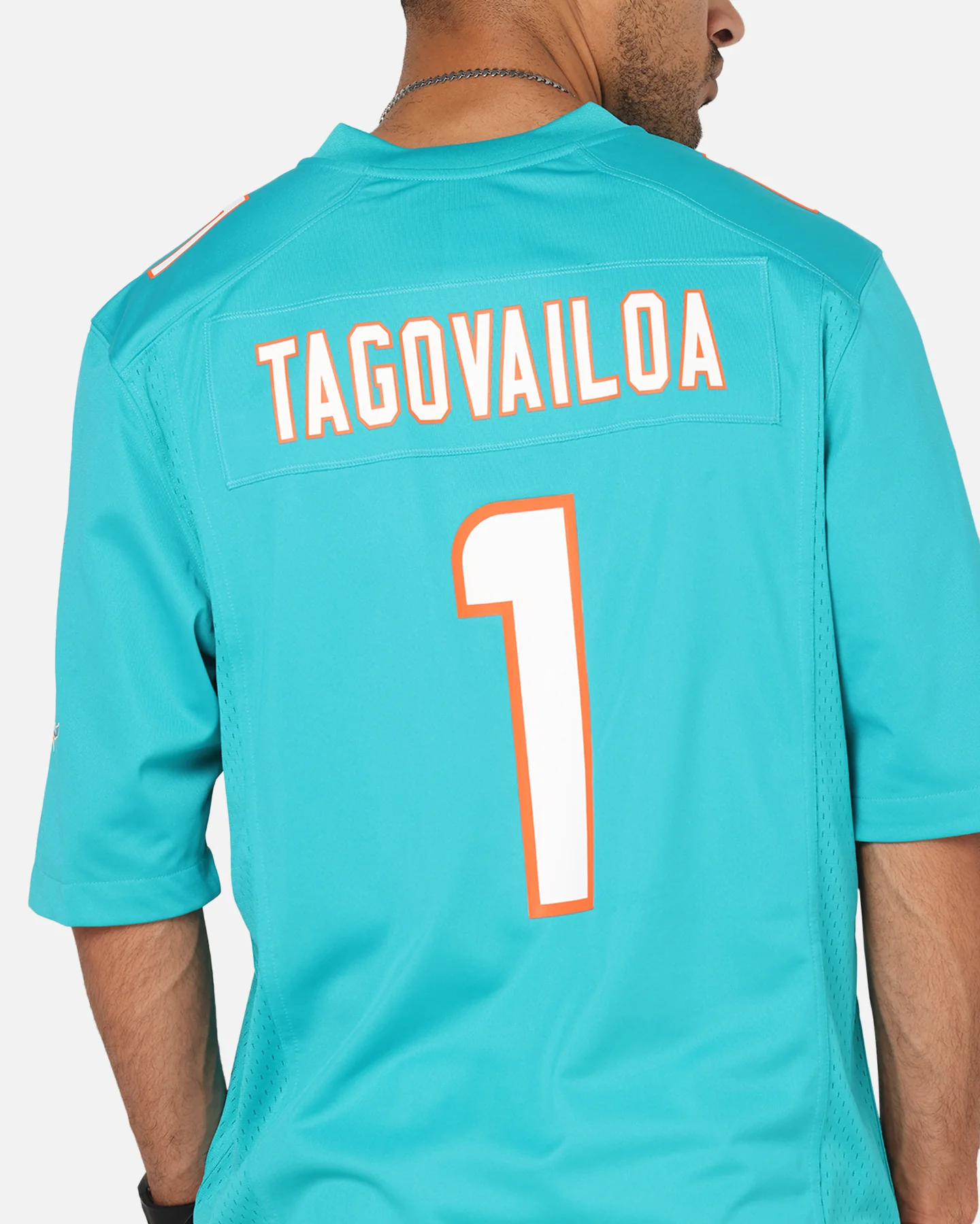 Nike Miami Dolphins Tua Tagovailoa #1 Home Game NFL Jersey  Turbo Green - Image 8