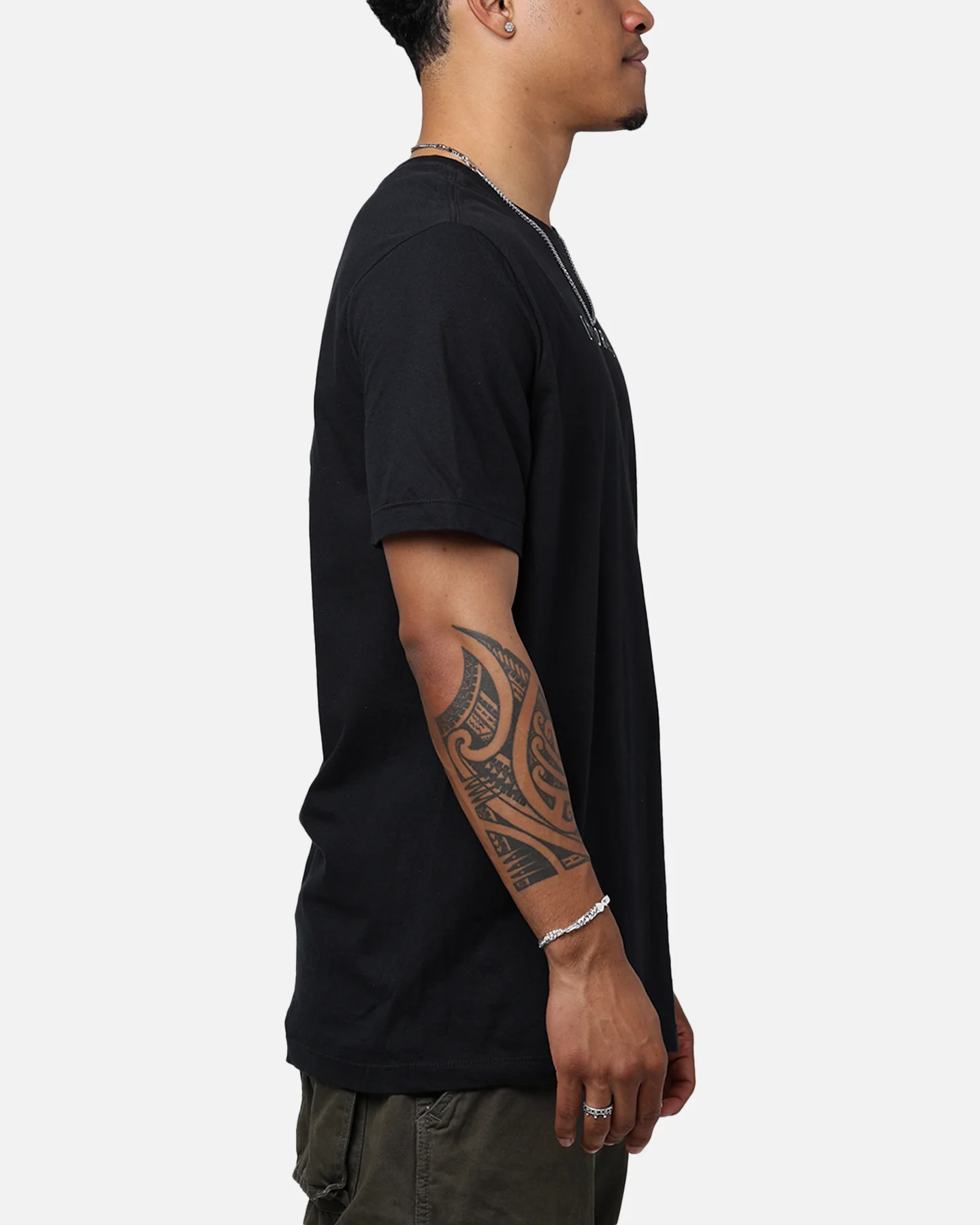 Nike New York Yankees Large Logo Back T-Shirt Black - Image 4