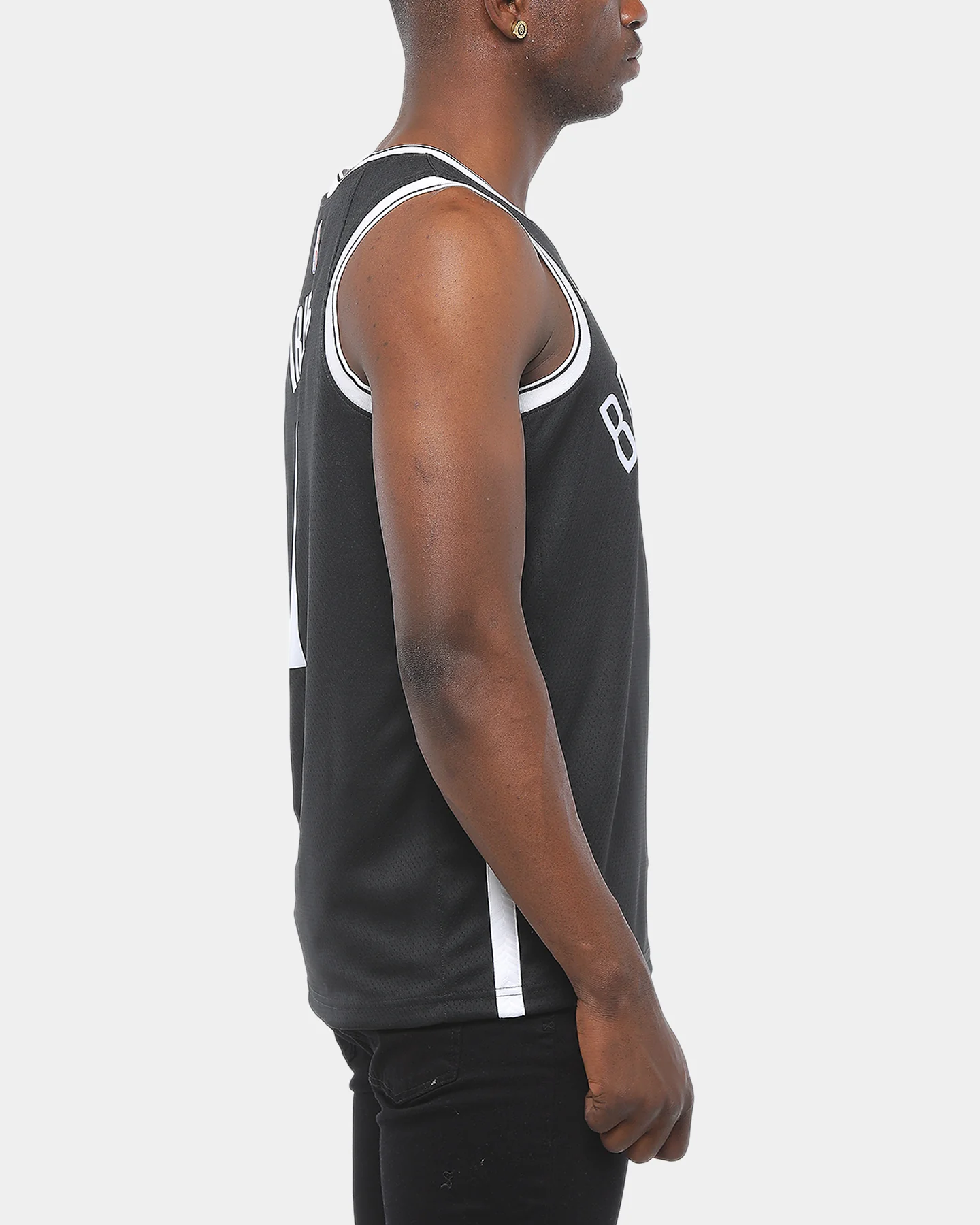 Nike Brooklyn Nets Kyrie Irving #11 Icon Edition Swingman NBA Jersey Black - Image 3