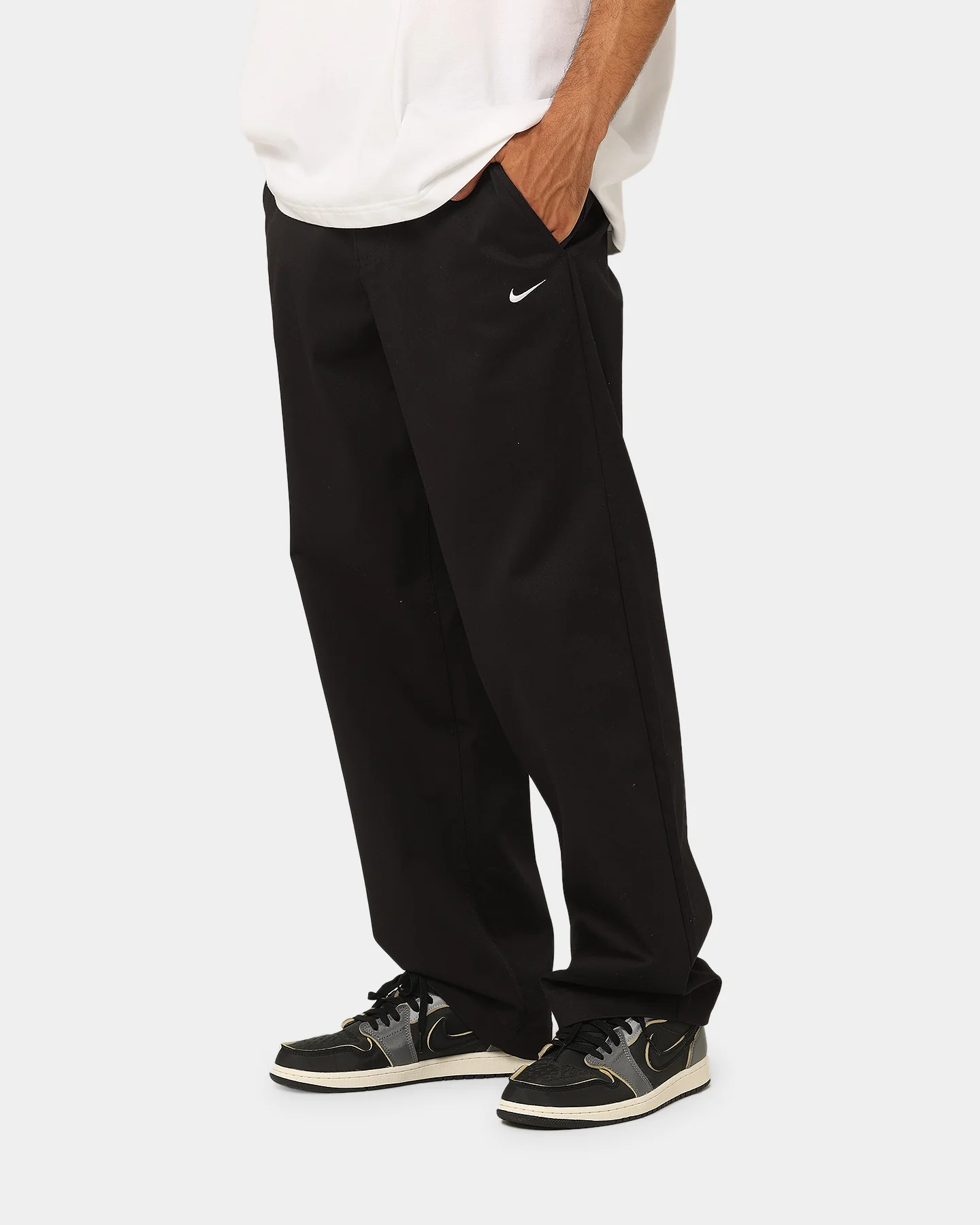Nike Nike Life Unlined Cotton El Chino Pants Black - Image 6