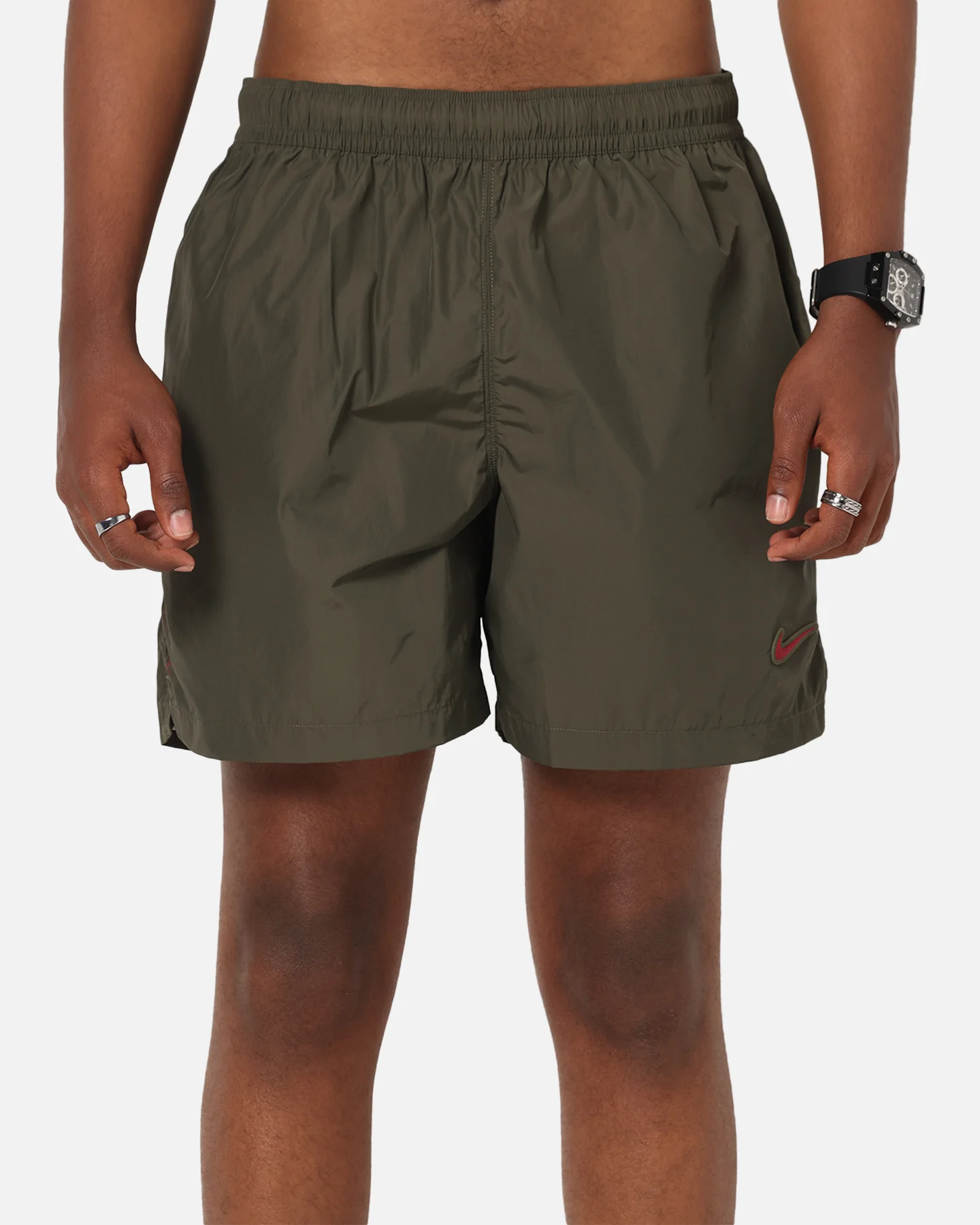 Nike Nocta Cardinal Nylon Shorts Khaki - Image 7