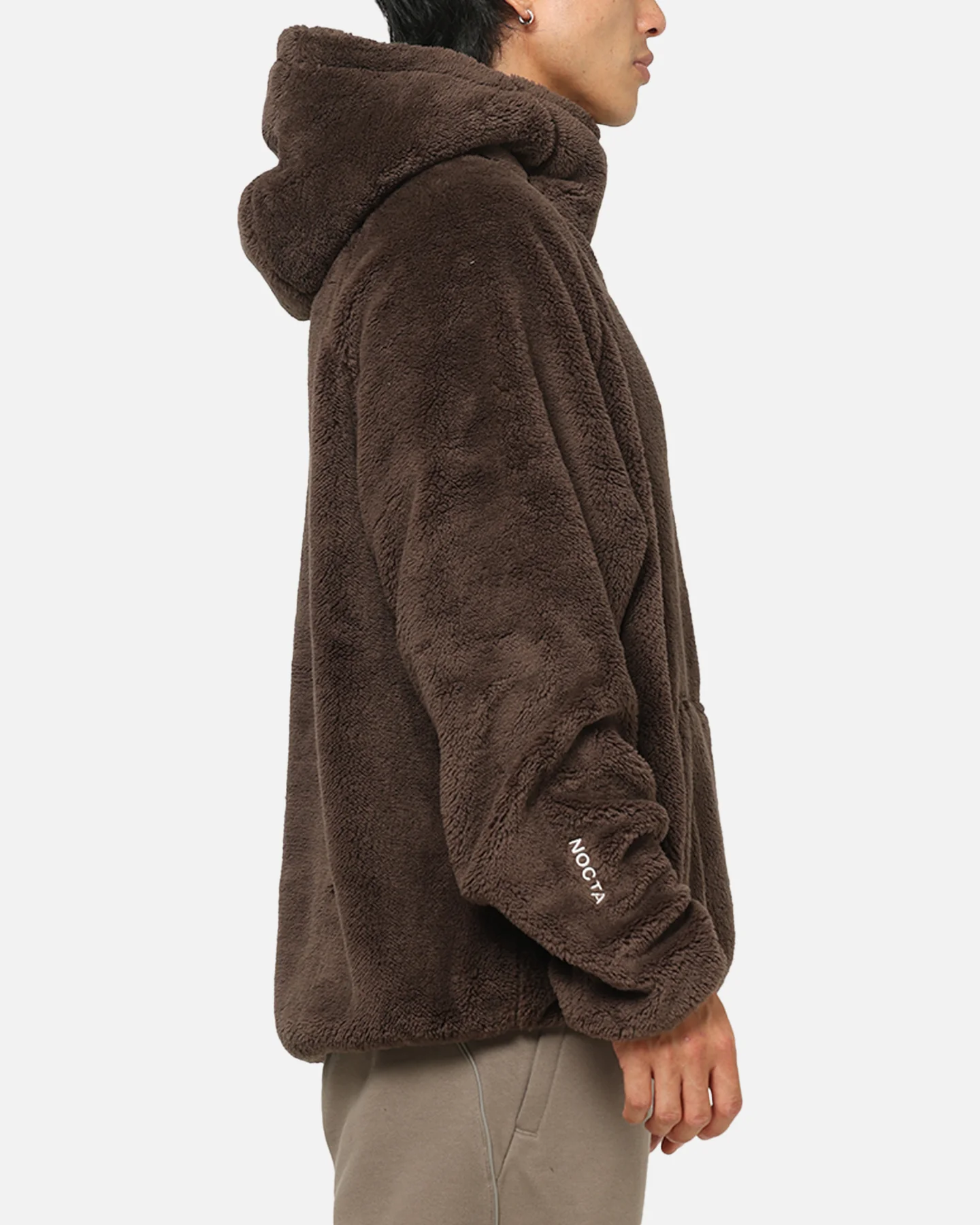 Nike Nocta Chalet Polar Fleece Hoodie Baroque Brown - Image 5