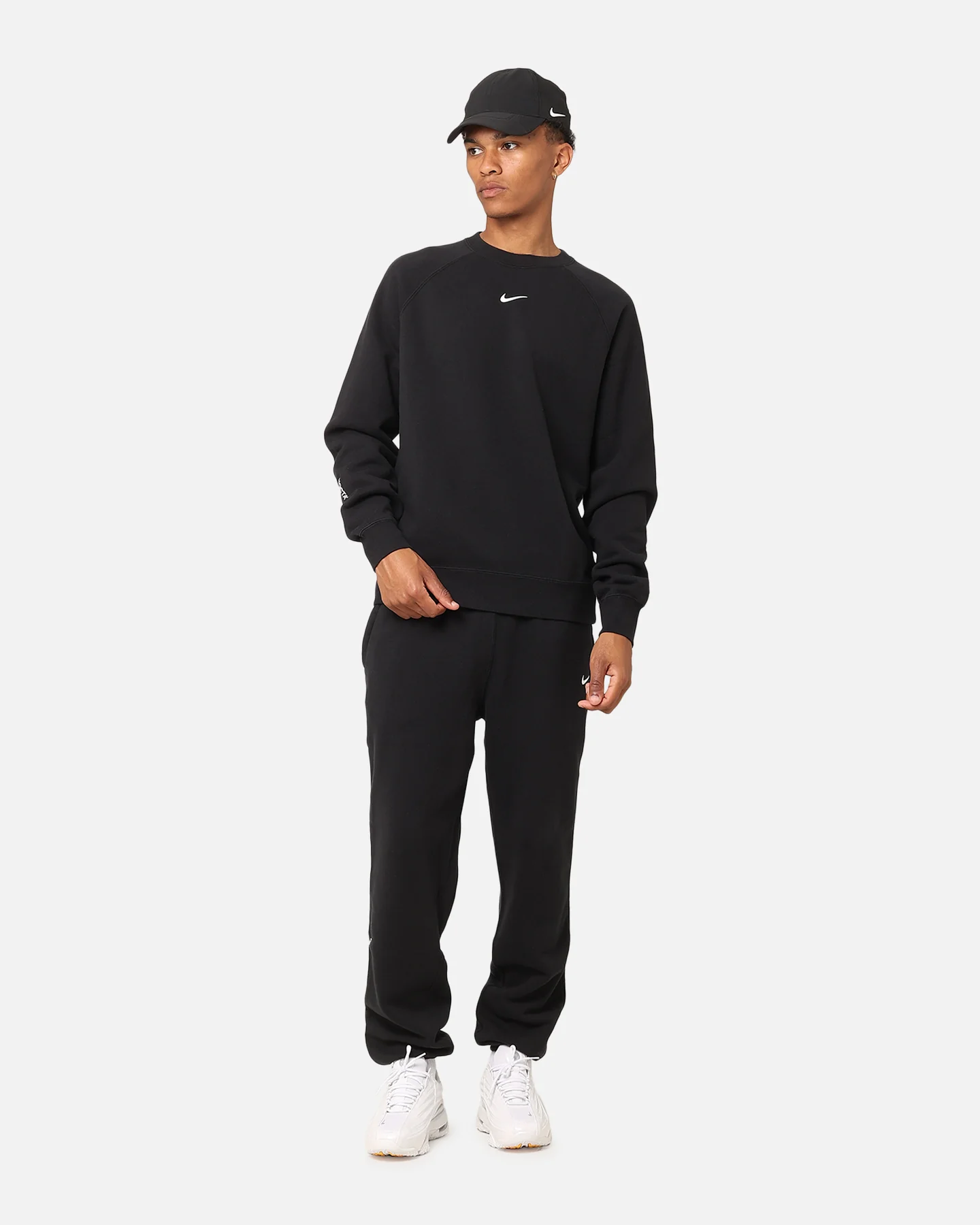 Nike Nocta Fleece Crewneck Black/White - Image 2