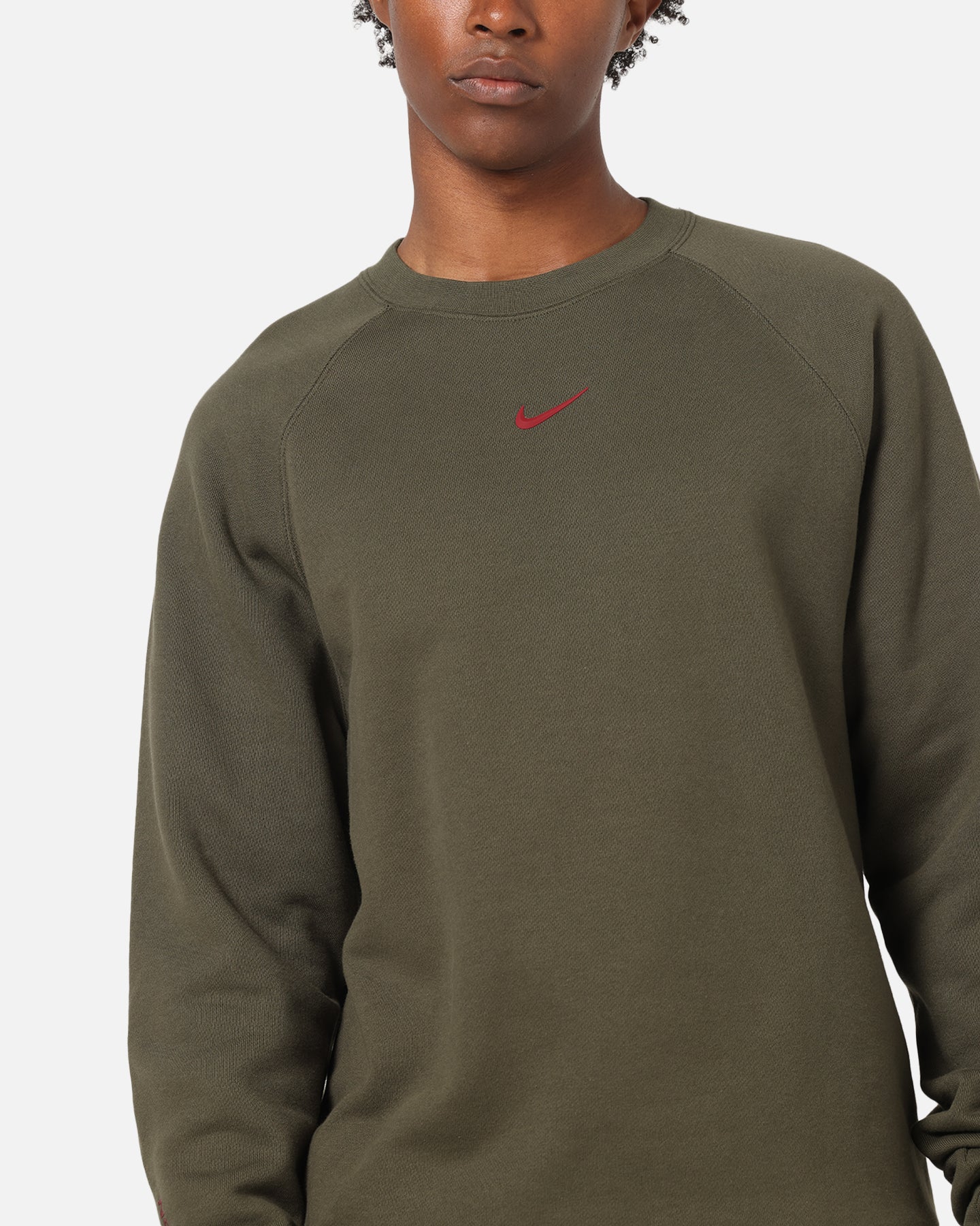 Nike Nocta Fleece Crewneck Khaki - Image 6