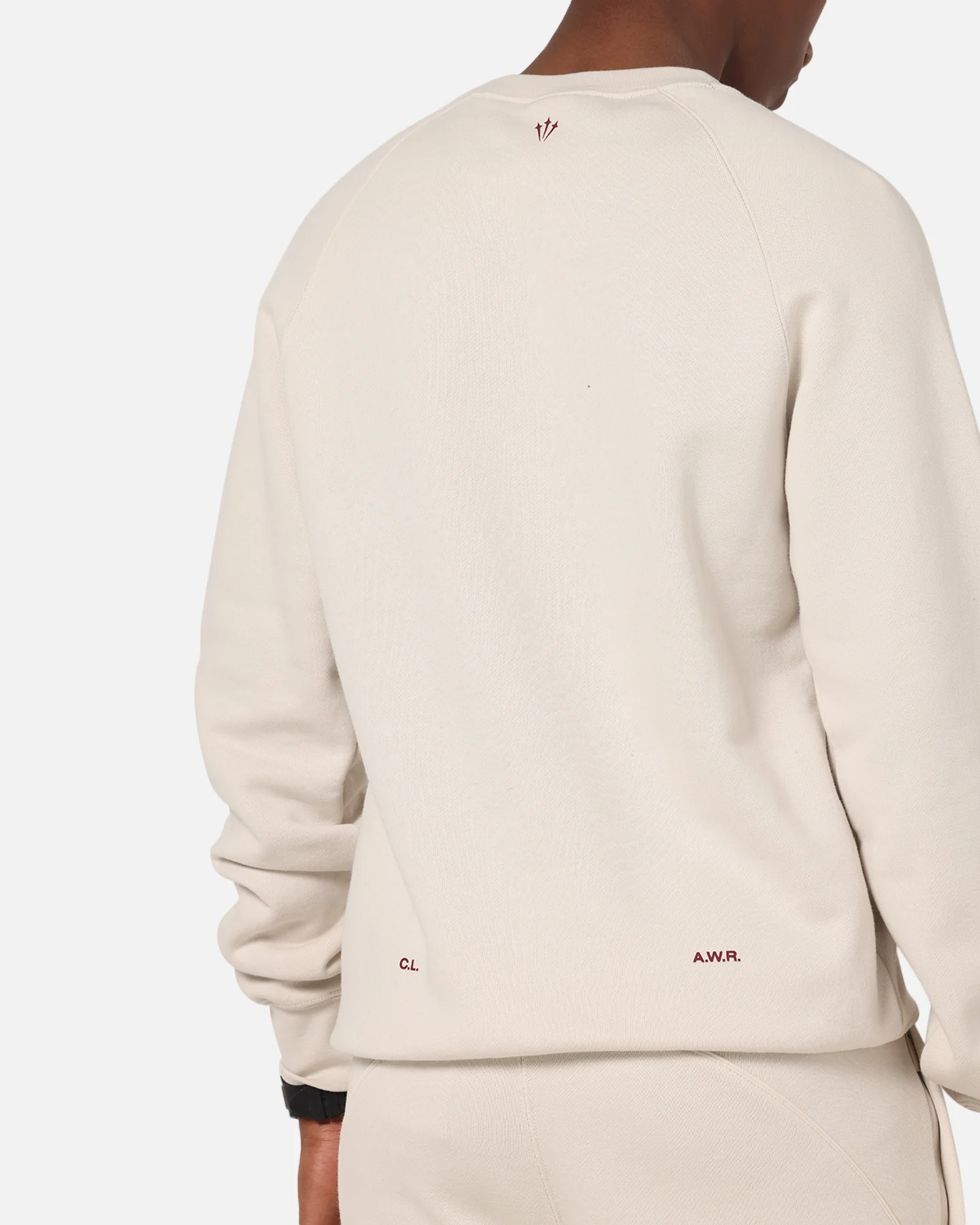 Nike Nocta Fleece Crewneck Lt Orewood Brown - Image 7