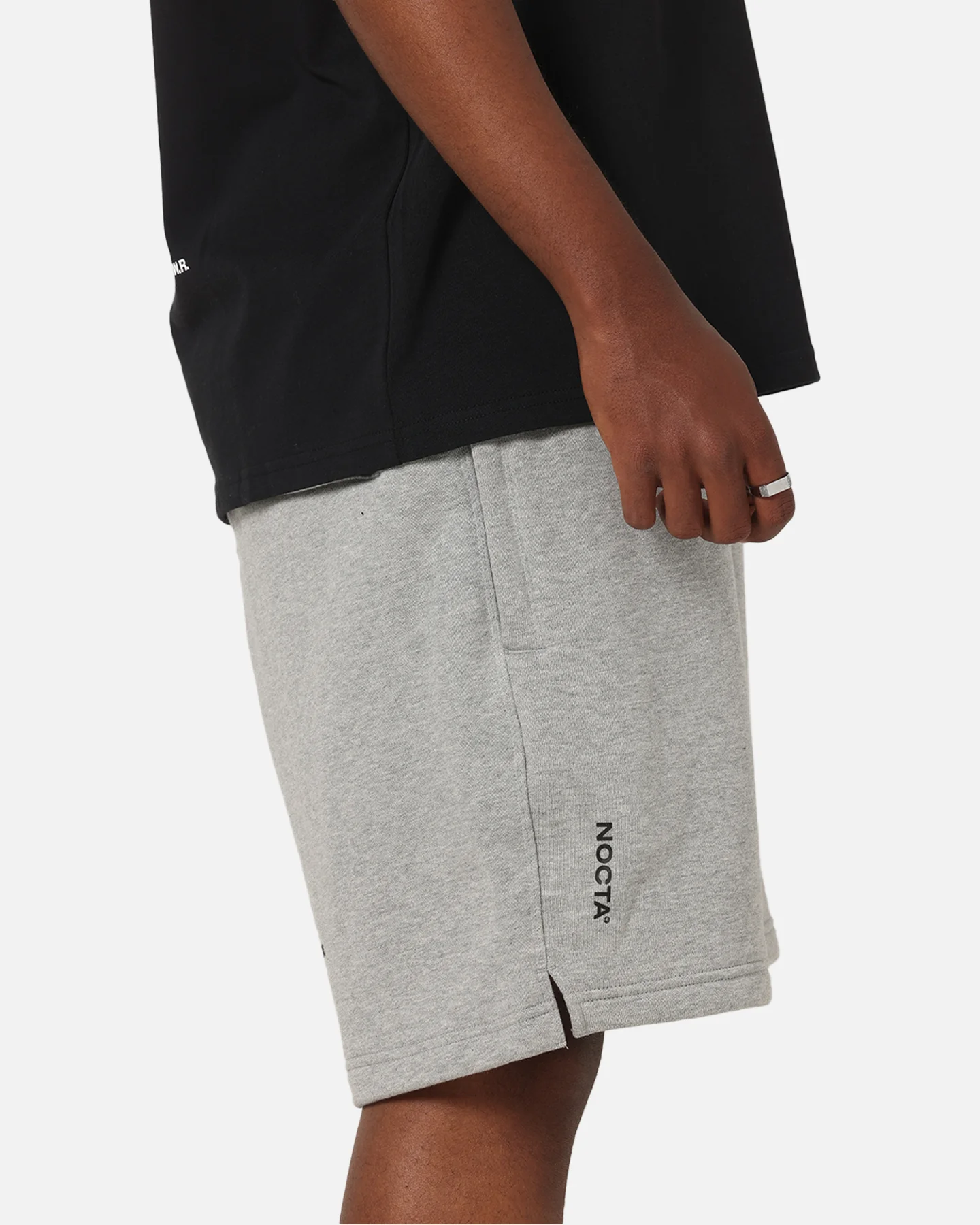 Nike Nocta Fleece CS Fleece Shorts Dark Grey Heather - Image 5