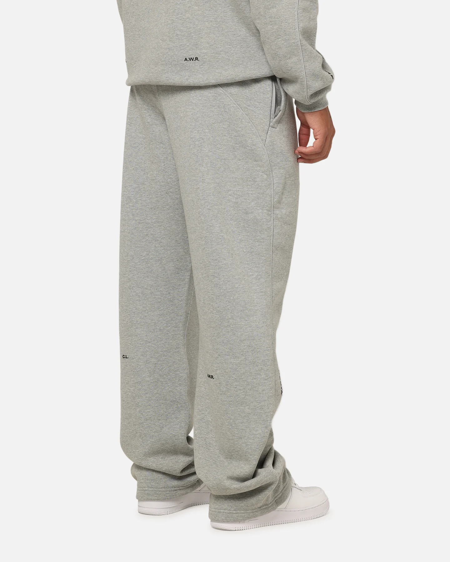 Nike Nocta Fleece CS Open Hem Sweatpants Dark Grey Heather - Image 4