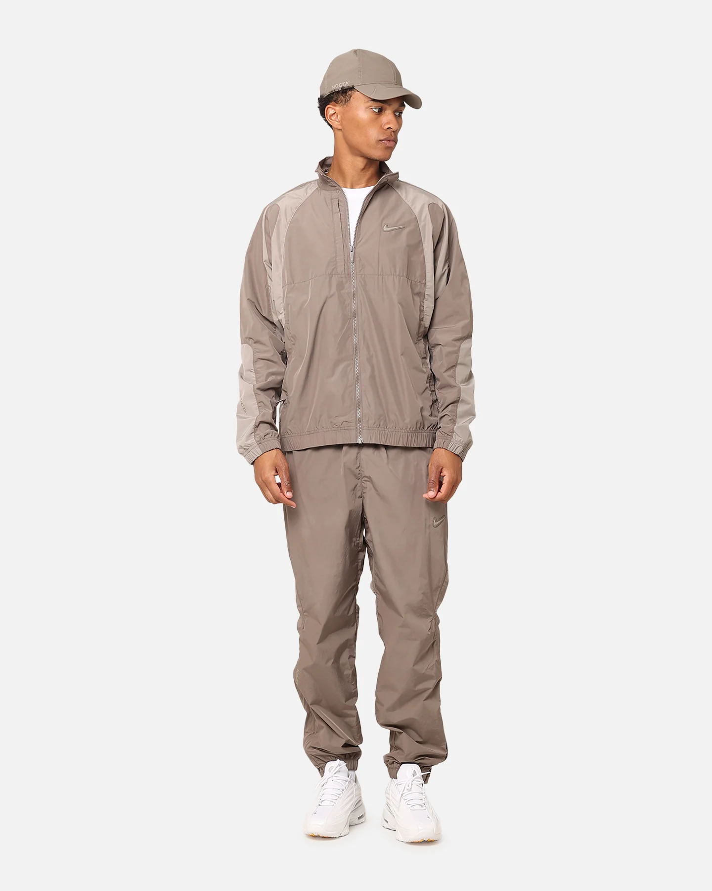 Nike Nocta Northstar Nylon Track Pants Olive Grey - Image 2