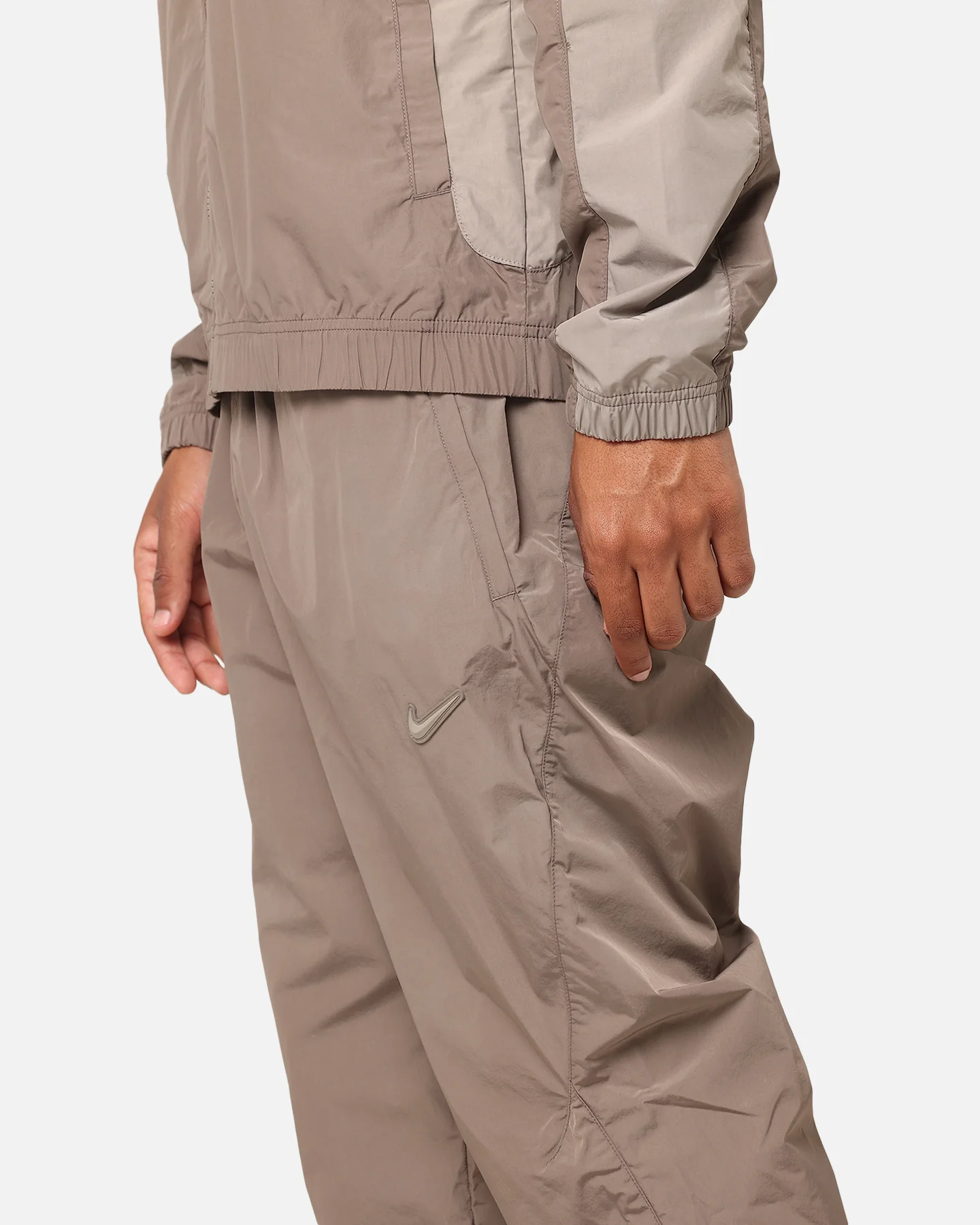 Nike Nocta Northstar Nylon Track Pants Olive Grey - Image 3