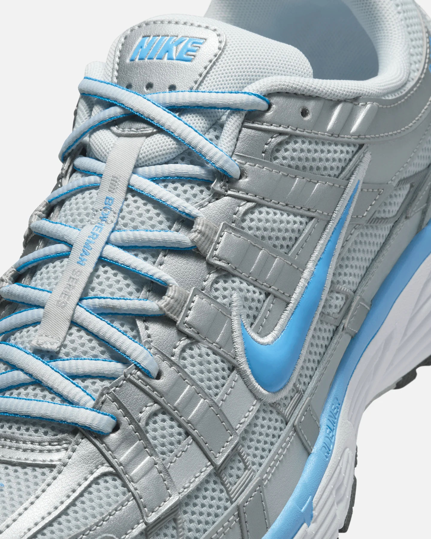 Nike P-6000 Platinum/University Blue - Image 6