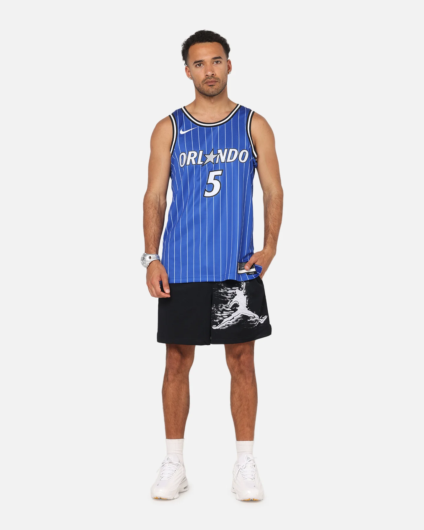 Nike Paolo Banchero Orlando Magic #5 Icon Edition 2025/26 Nike Dri-Fit NBA Swingman Jersey Game Royal - Image 3
