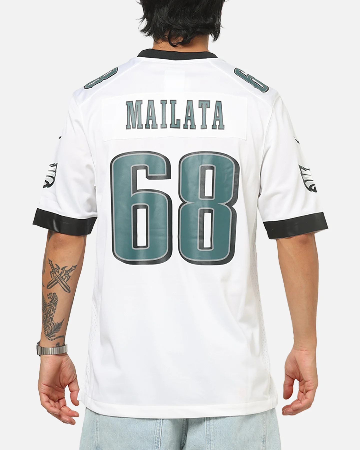 Nike Philadelphia Eagles Jordan Mailata #68 Home Game NFL Jersey White - Image 2