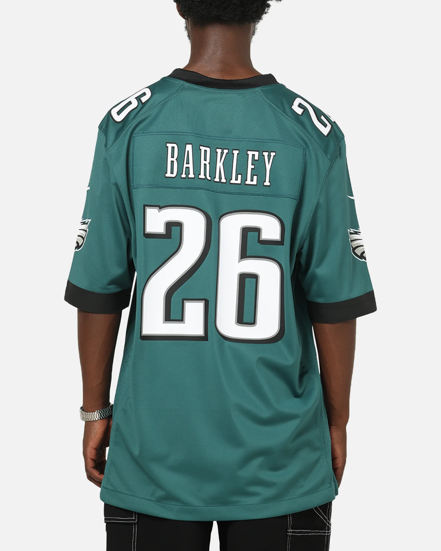 Nike Philadelphia Eagles Saquon Barkley #26 Home Game NFL Jersey Teal - Image 2