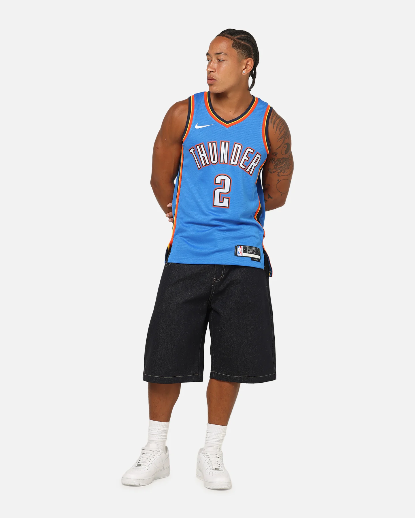 Nike Shai Gilgeous-Alexander Oklahoma City Thunder #2 Icon Edition 2022/23 Nike Dri-Fit NBA Swingman Jersey Signal Blue - Image 3