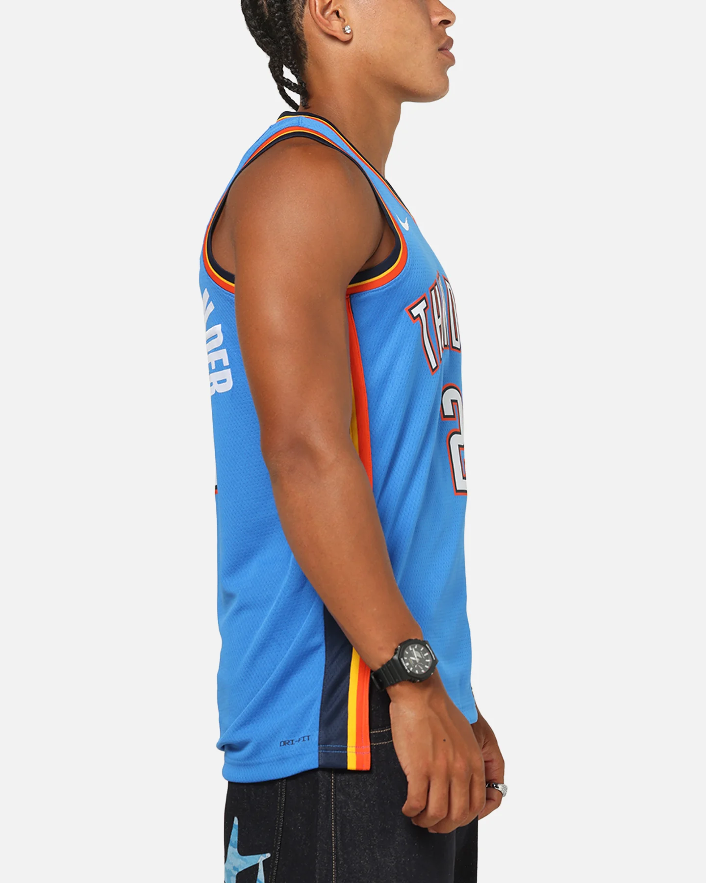 Nike Shai Gilgeous-Alexander Oklahoma City Thunder #2 Icon Edition 2022/23 Nike Dri-Fit NBA Swingman Jersey Signal Blue - Image 5