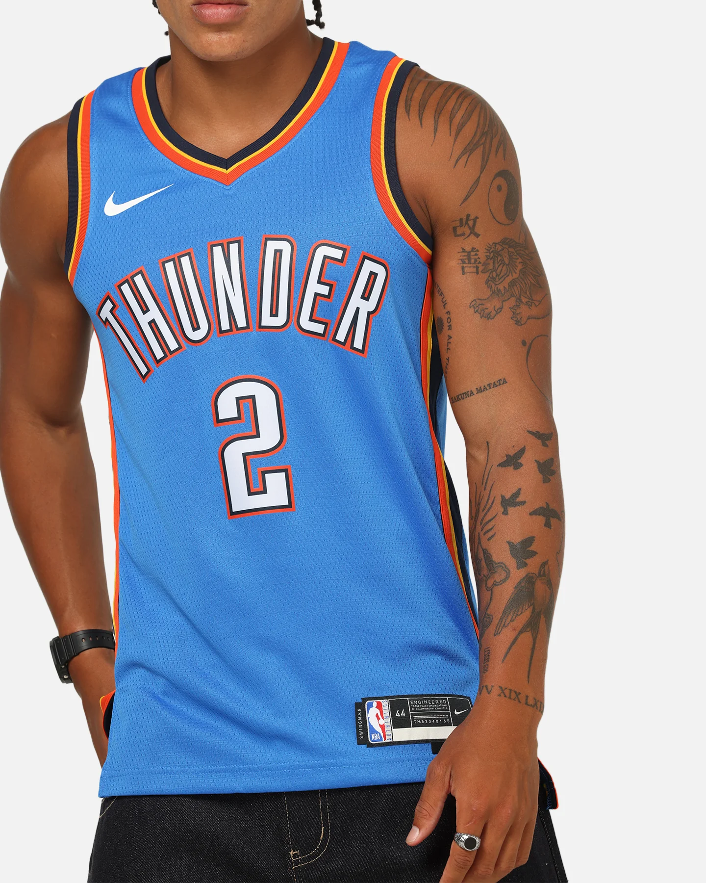 Nike Shai Gilgeous-Alexander Oklahoma City Thunder #2 Icon Edition 2022/23 Nike Dri-Fit NBA Swingman Jersey Signal Blue - Image 7