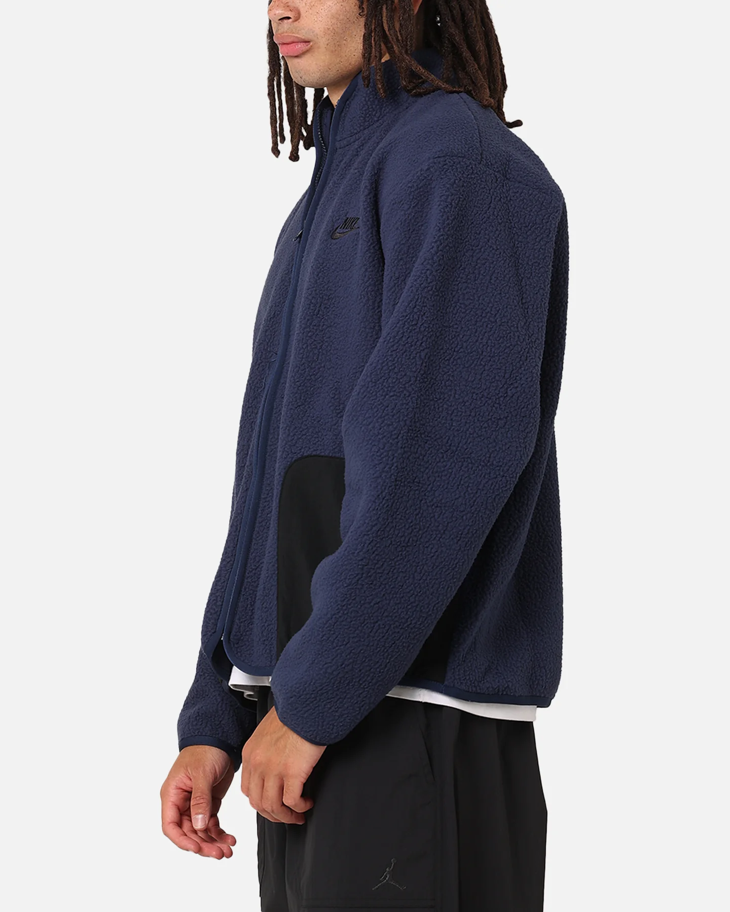 Nike Sherpa Winter Jacket Midnight Navy/Black - Image 5