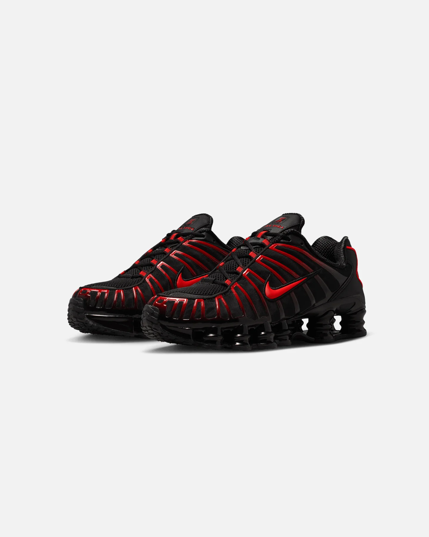 Nike Shox TL Black/Lt Crimson - Image 2