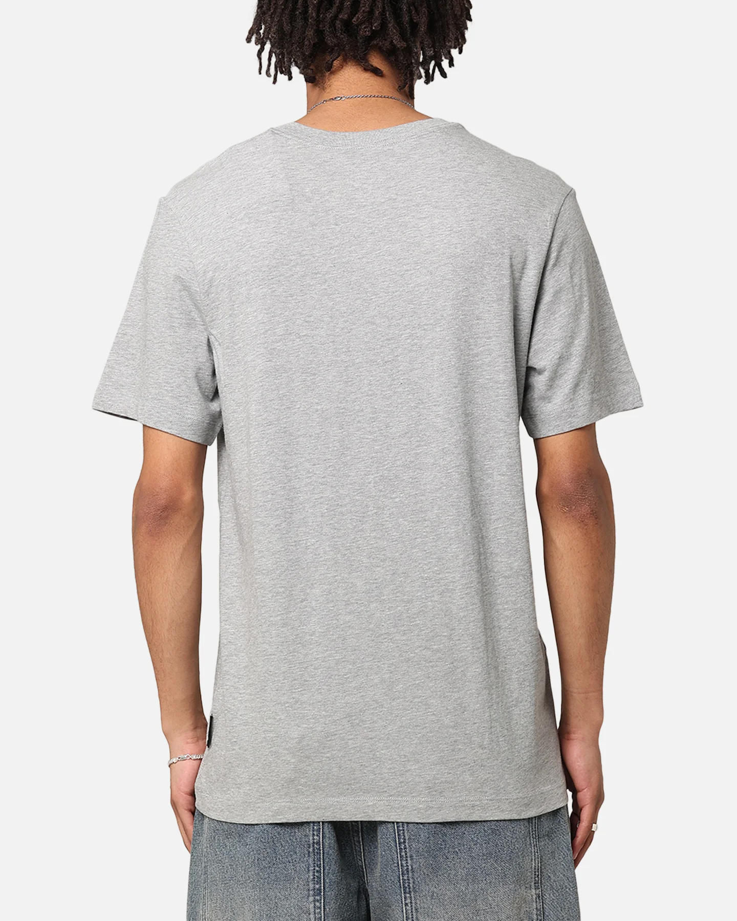 Nike Sportswear Big Swoosh T-Shirt Dark Grey Heather - Image 3
