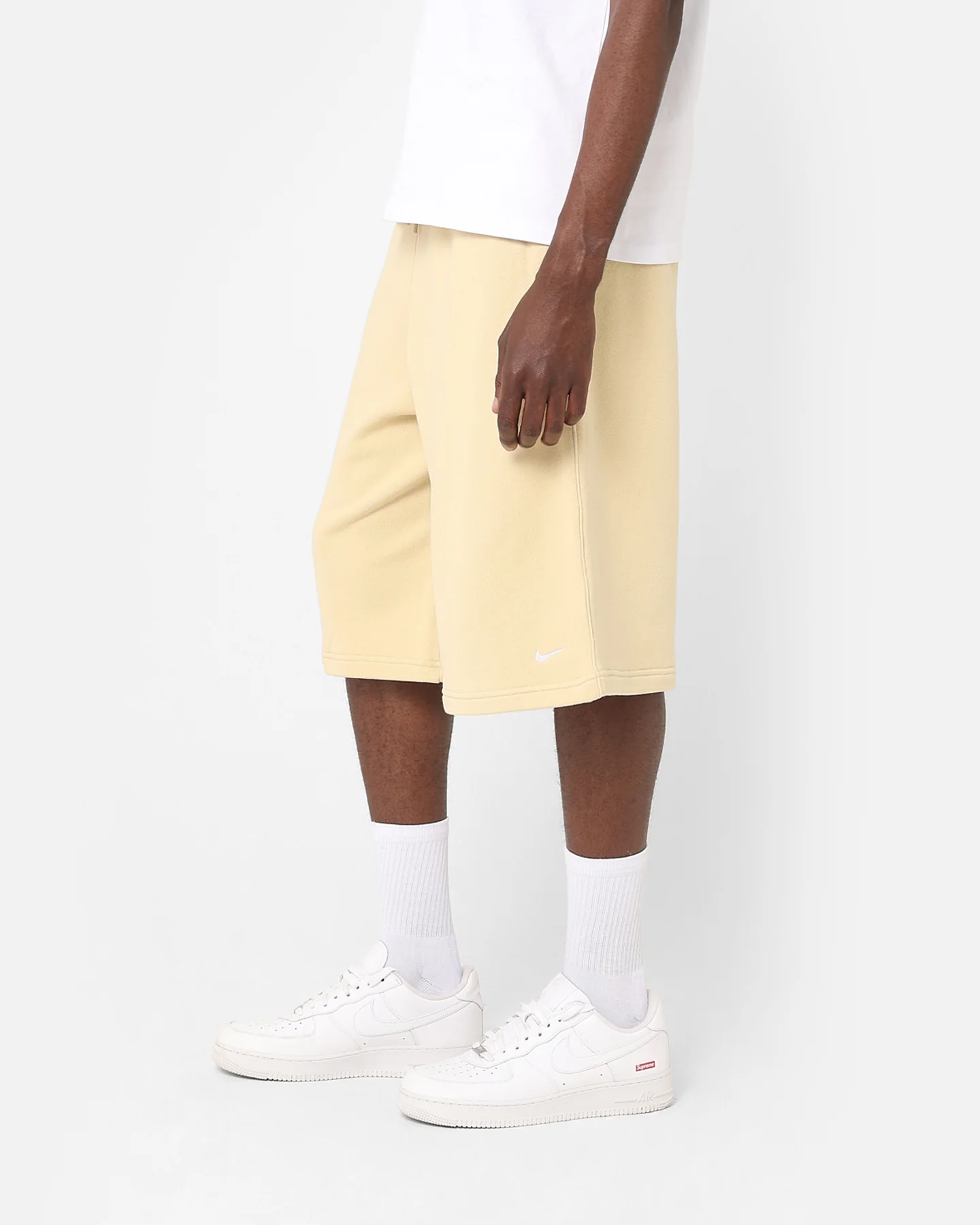 Nike Sportswear Circa French Terry Shorts Team Gold - Image 5