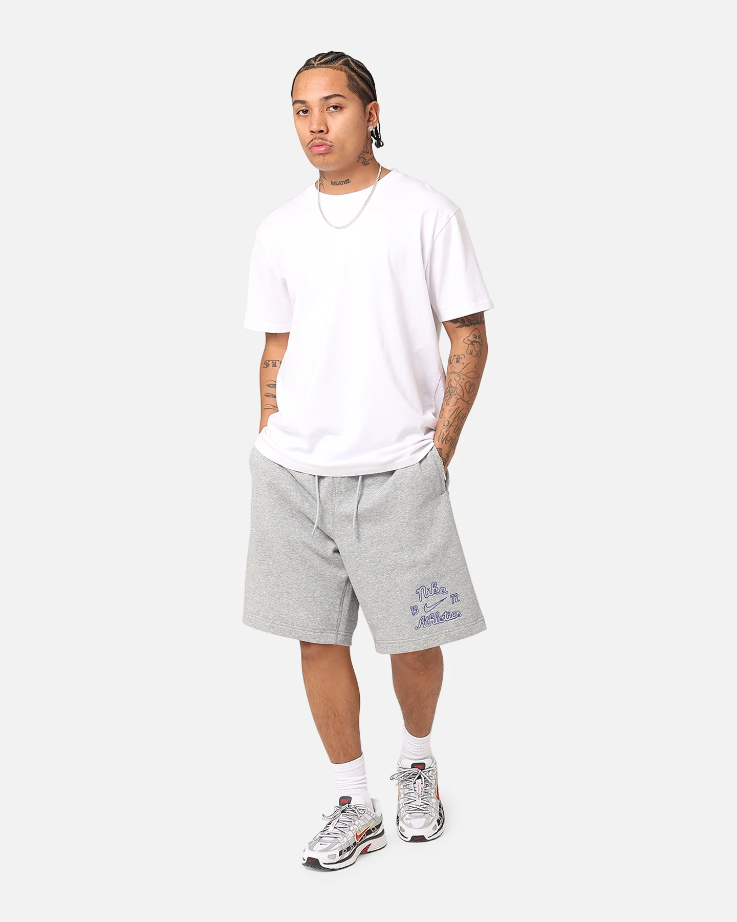 Nike Sportswear Club Essential French Terry Shorts Dark Grey Heather - Image 2