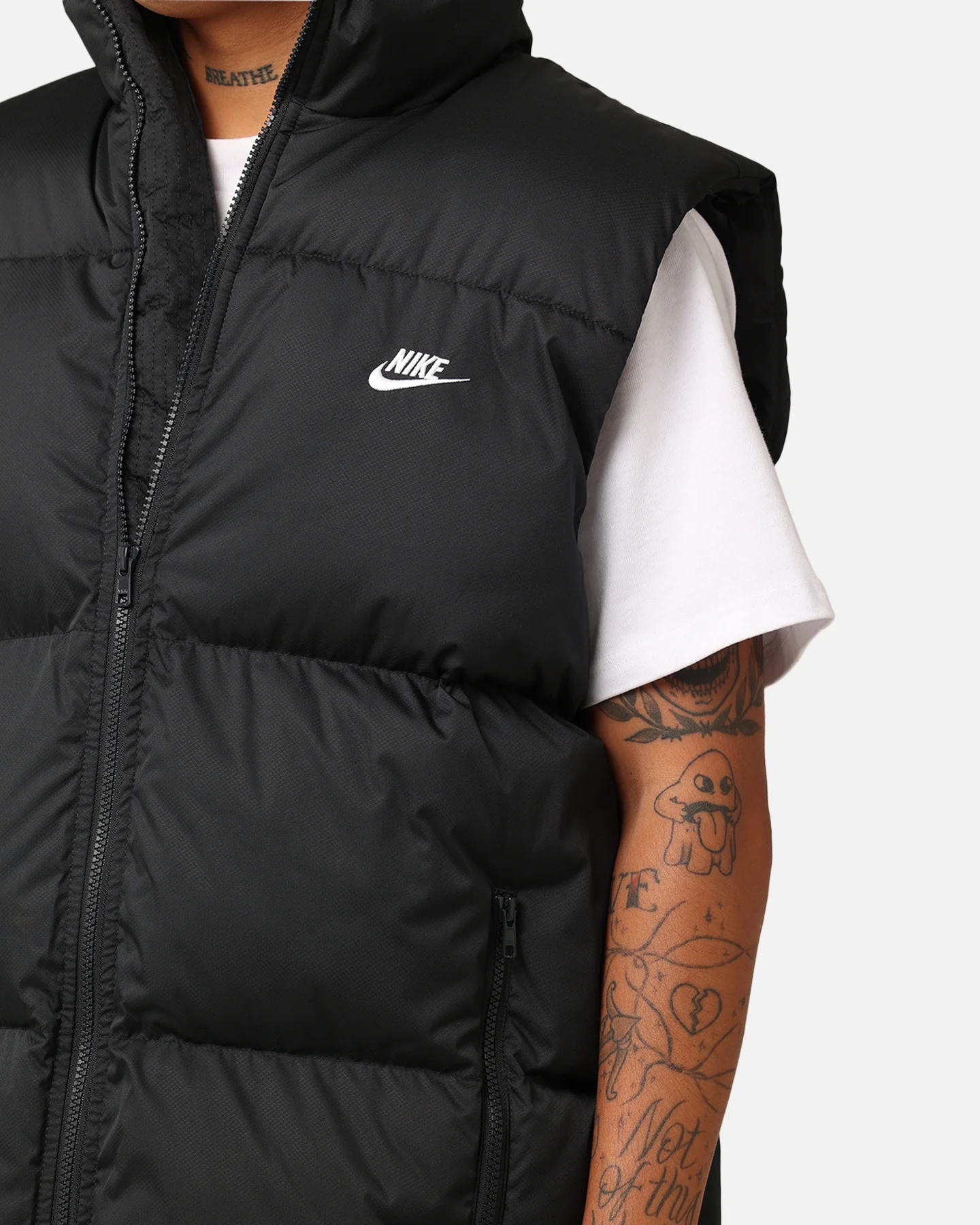 Nike Sportswear Club PrimaLoft® Water-Repellent Puffer Vest Black/White - Image 4