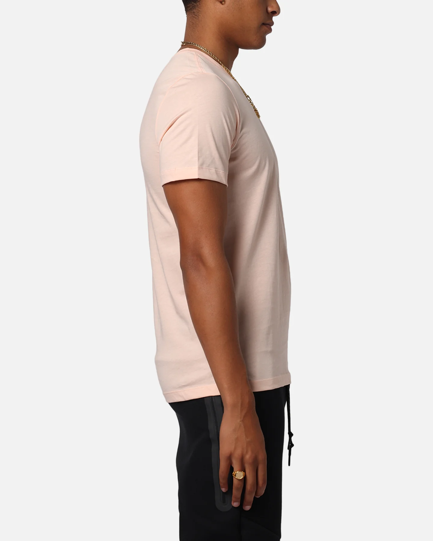 Nike Sportswear Club T-Shirt Coral/White - Image 5