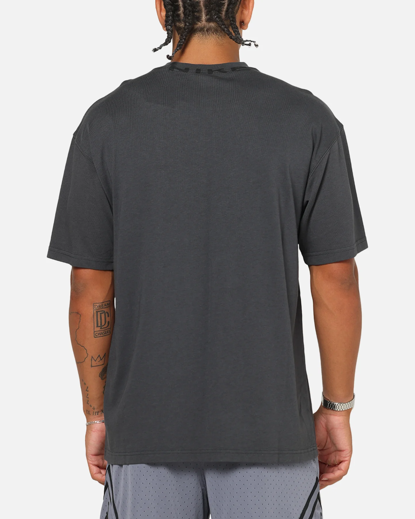 Nike Sportswear Collar Print T-Shirt Anthracite - Image 3