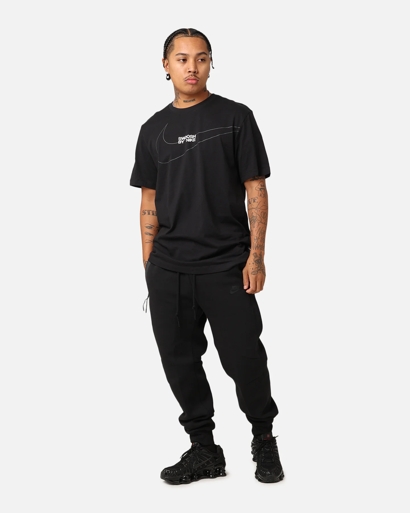 Nike Sportswear Liberty Big Swoosh T-Shirt Black - Image 2