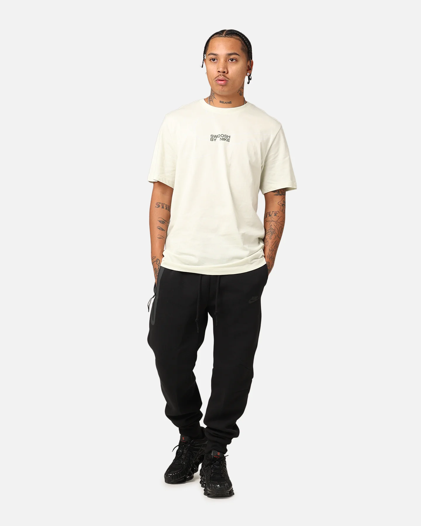 Nike Sportswear Liberty Big Swoosh T-Shirt Sea Glass - Image 2