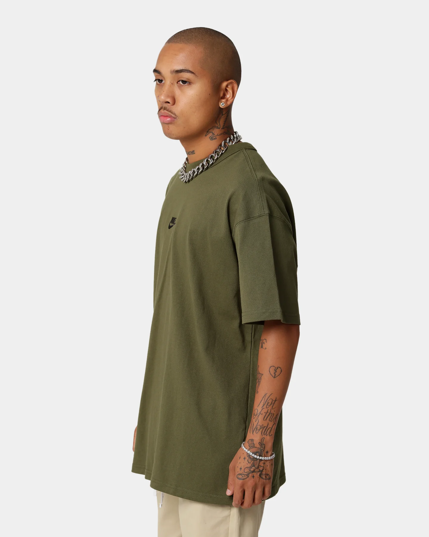 Nike Sportswear Premium Essential T-Shirt Rough Green - Image 7