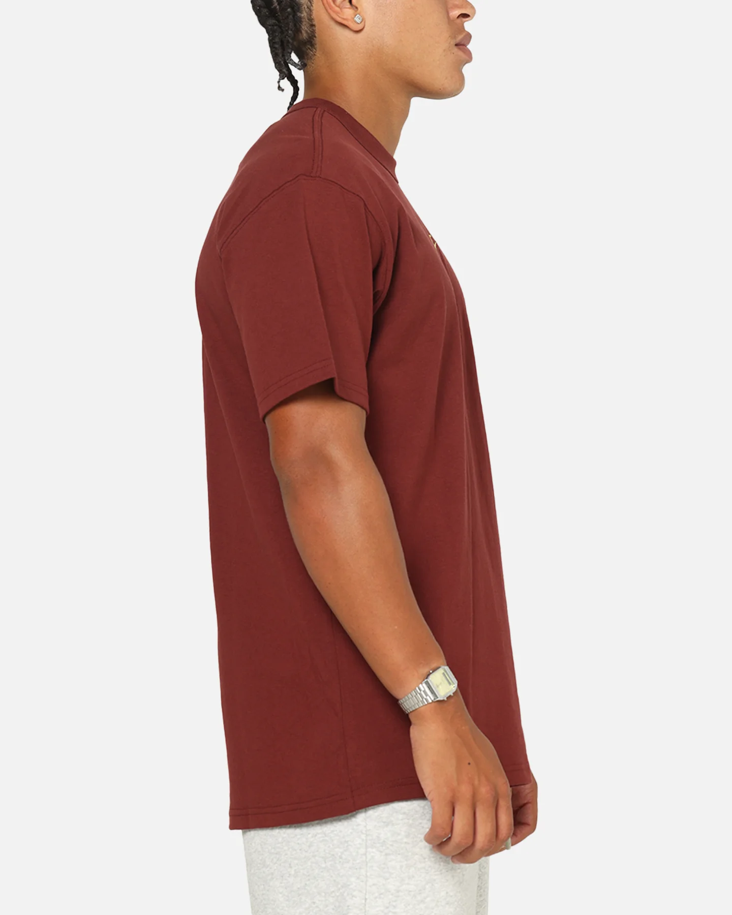 Nike Sportswear Premium Essentials Sustainable T-Shirt Dark Team Red/Gold - Image 4