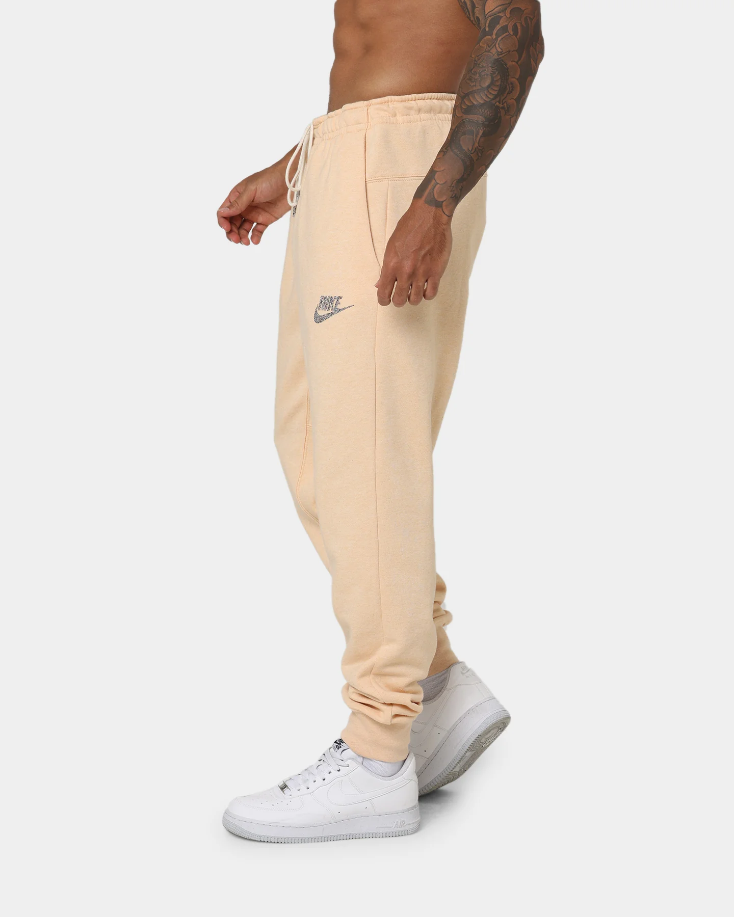 Nike Sportswear Revival Fleece Joggers White Onyx - Image 6
