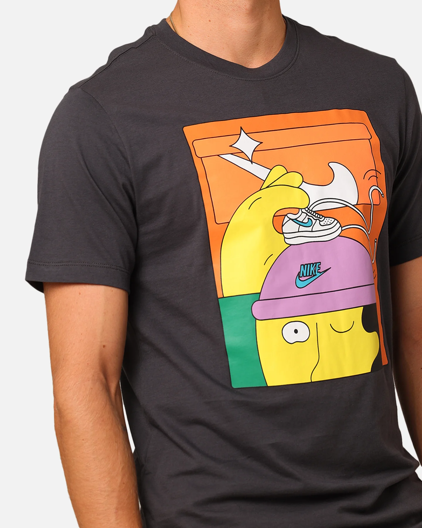 Nike Sportswear T-Shirt Anthracite - Image 6