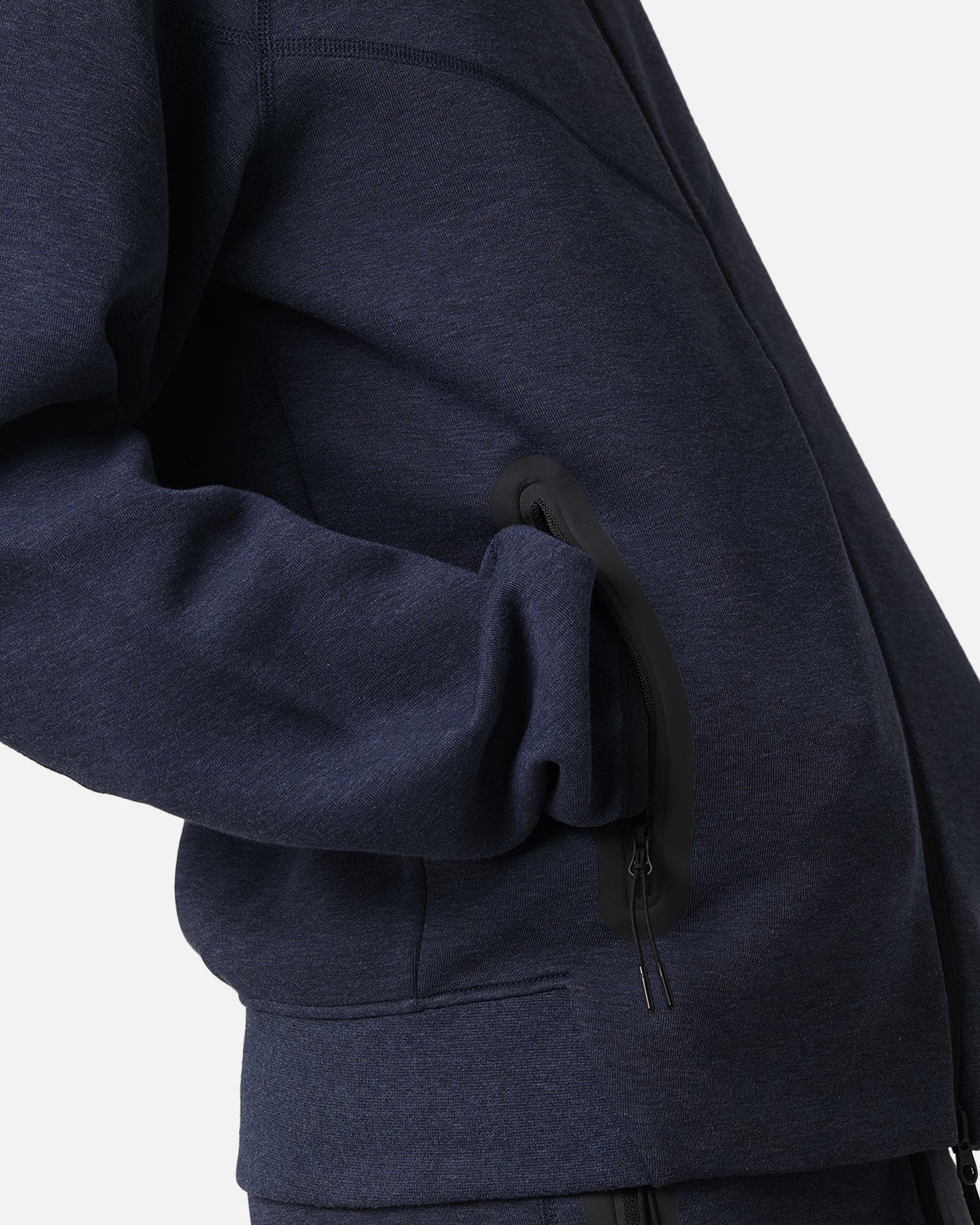 Nike Sportswear Tech Fleece Full-Zip Windrunner Hoodie Obsidian Heather Black - Image 6
