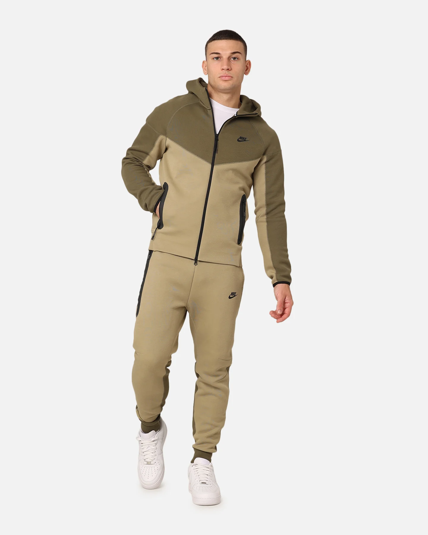 Nike Sportswear Tech Fleece Joggers Neutral Olive - Image 2