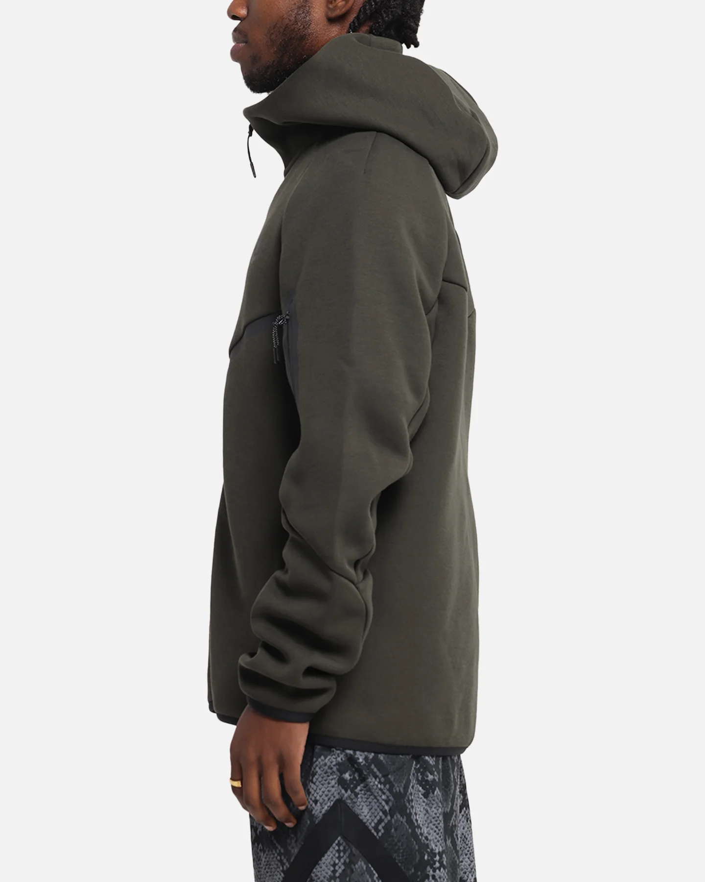 Nike Sportswear Tech Fleece Windrunner Full-Zip Hoodie Jacket Black - Image 4