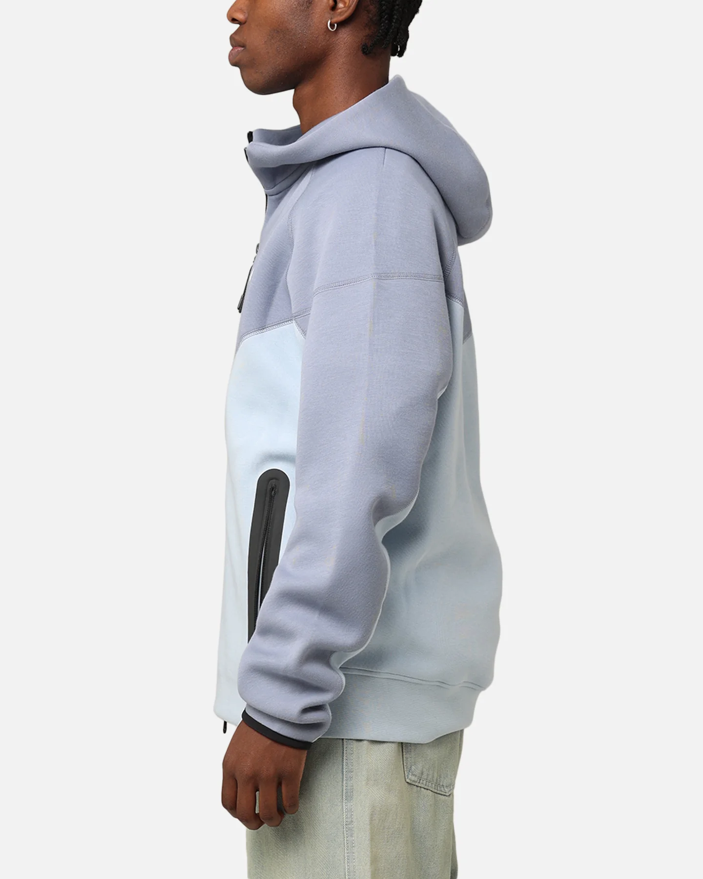 Nike Sportswear Tech Fleece Windrunner Full-Zip Hoodie Jacket Light Armoury Blue - Image 5