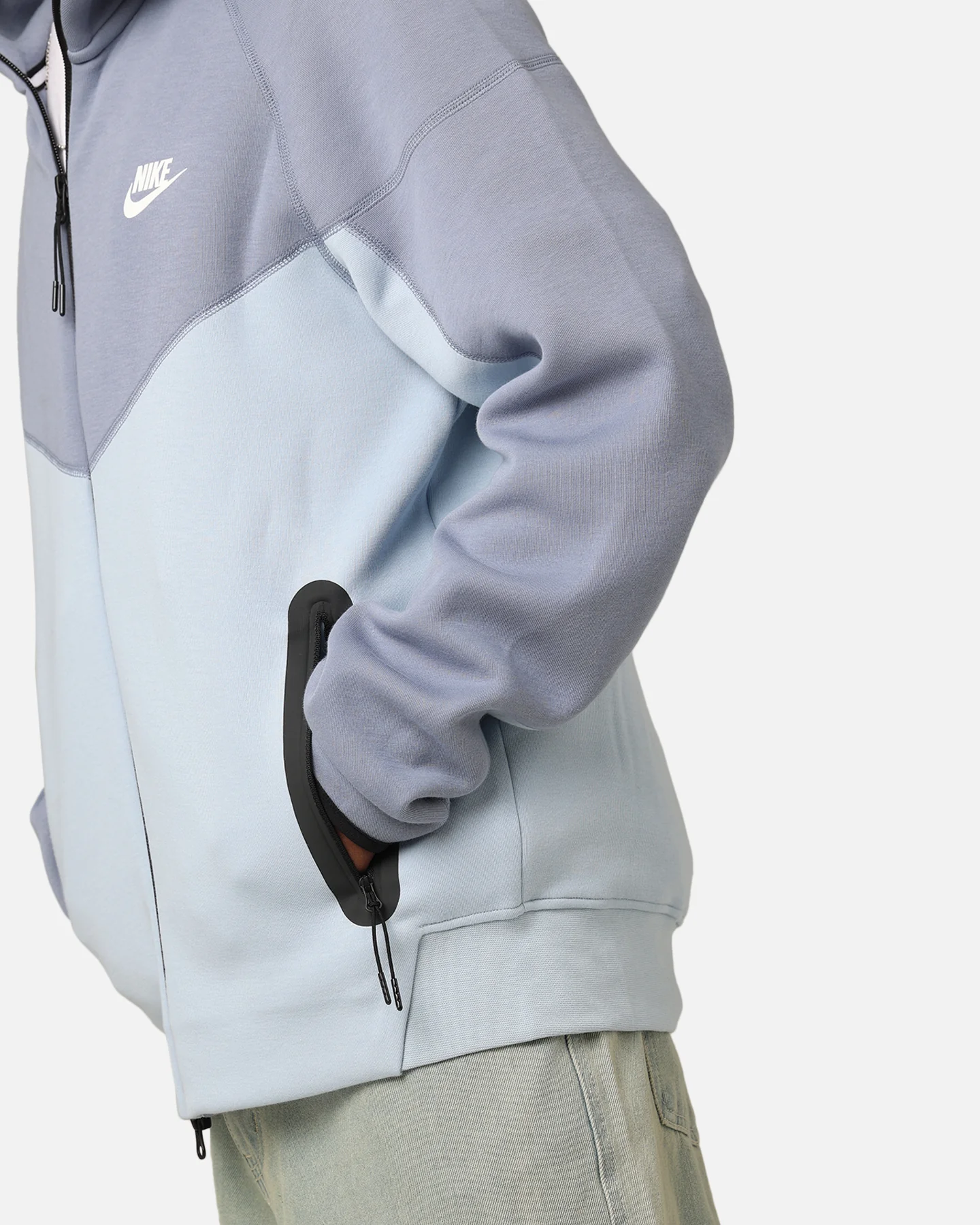 Nike Sportswear Tech Fleece Windrunner Full-Zip Hoodie Jacket Light Armoury Blue - Image 6