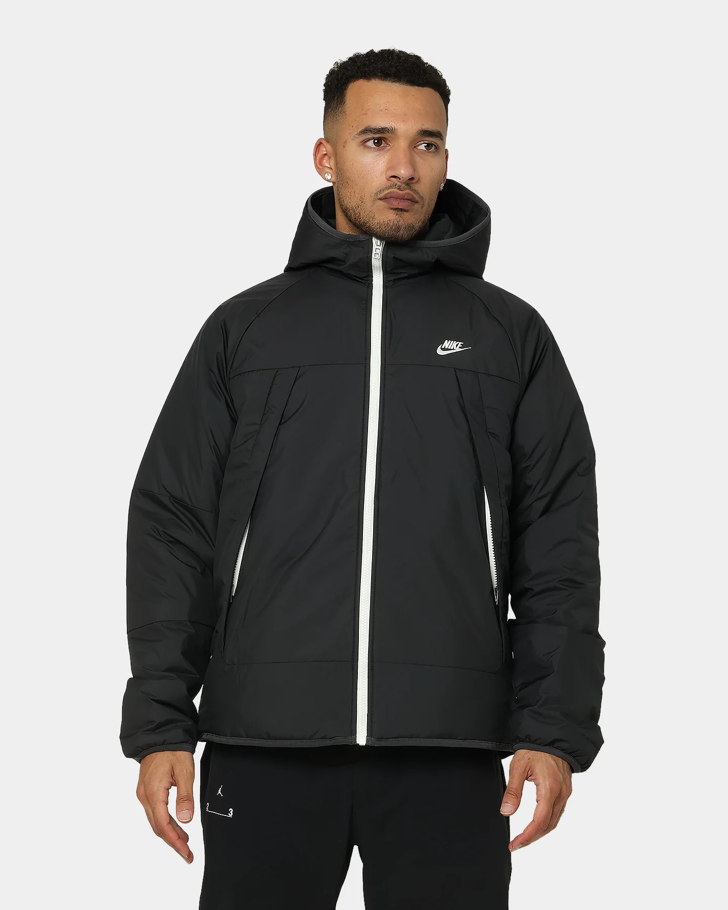 Nike Sportswear Therma-FIT Legacy Reversible Hooded Jacket Black/Dark Smoke - Image 5