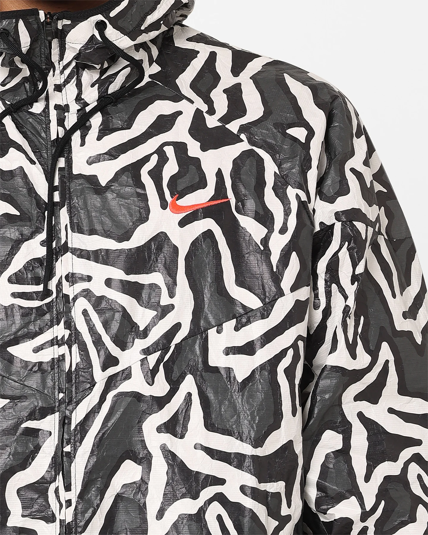 Nike Sportswear Trend Jacket Anthracite/Black/Bright Crimson - Image 4