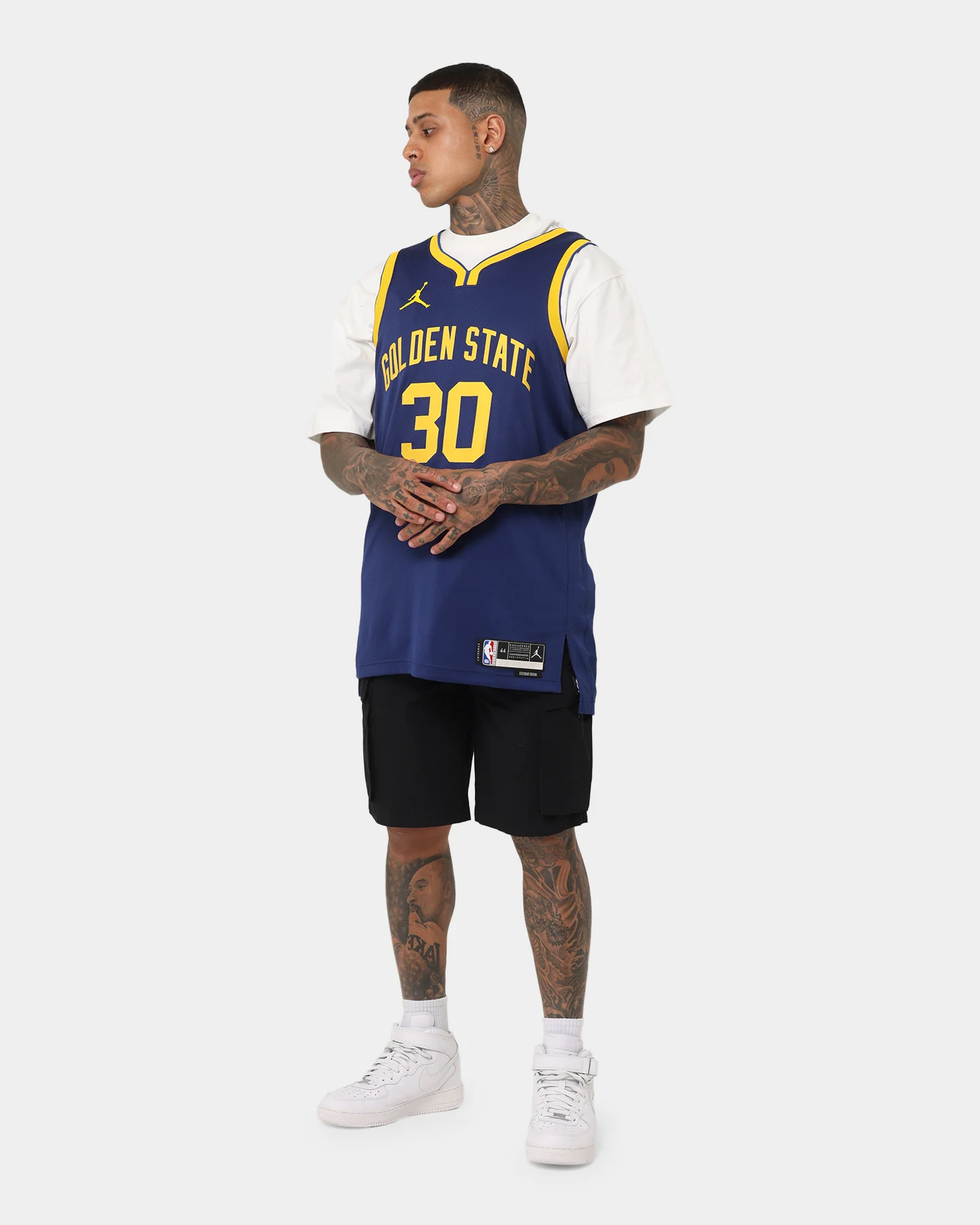Jordan Stephen Curry Golden State Warriors #30 Statement Edition Jordan Dri-FIT NBA Swingman Jersey Loyal Blue - Image 3
