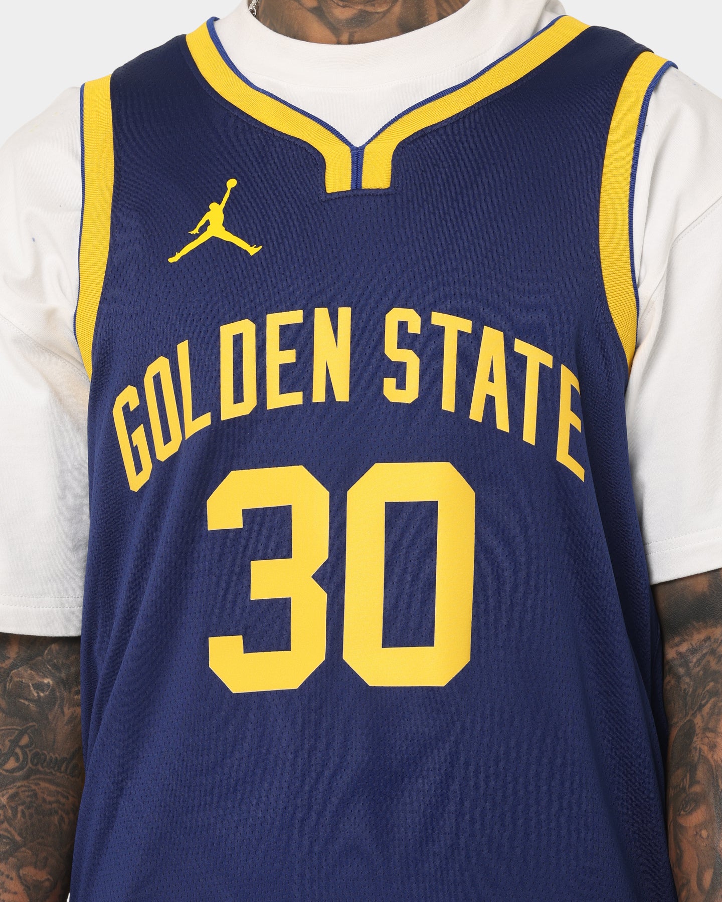 Jordan Stephen Curry Golden State Warriors #30 Statement Edition Jordan Dri-FIT NBA Swingman Jersey Loyal Blue - Image 4