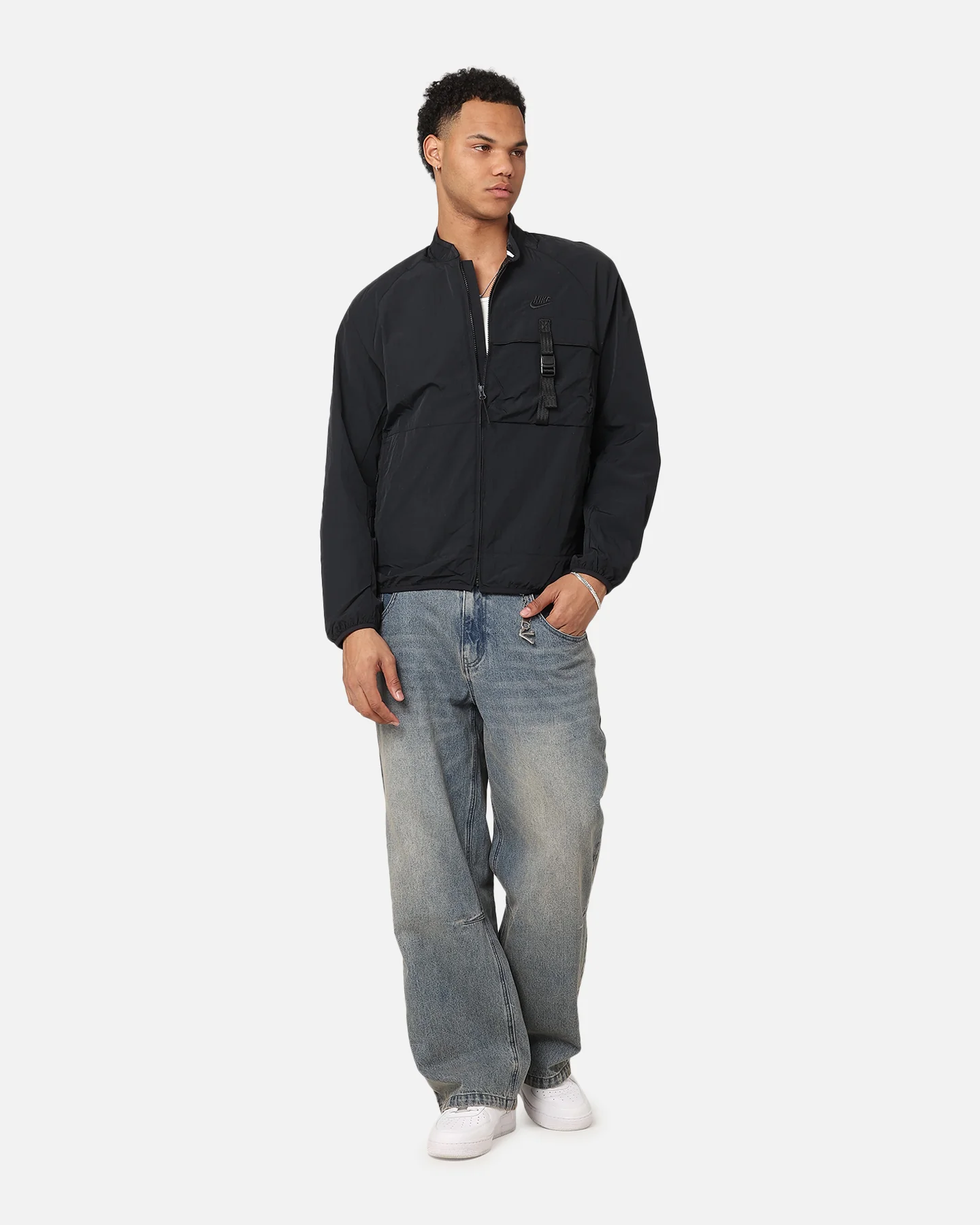 Nike Tech Woven Jacket Black/Black - Image 2