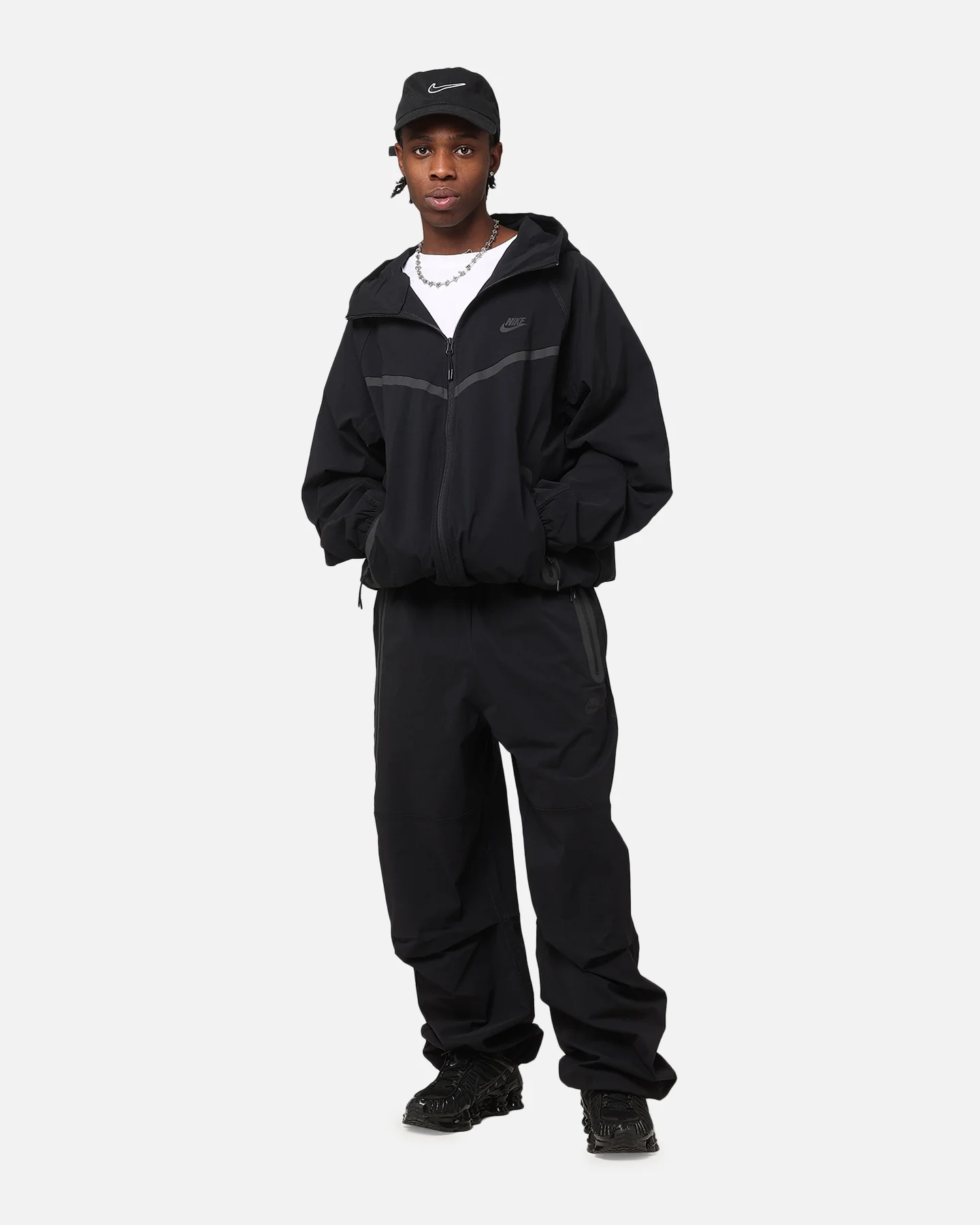 Nike Tech Woven Oversized Pants Black/Black/Black - Image 2