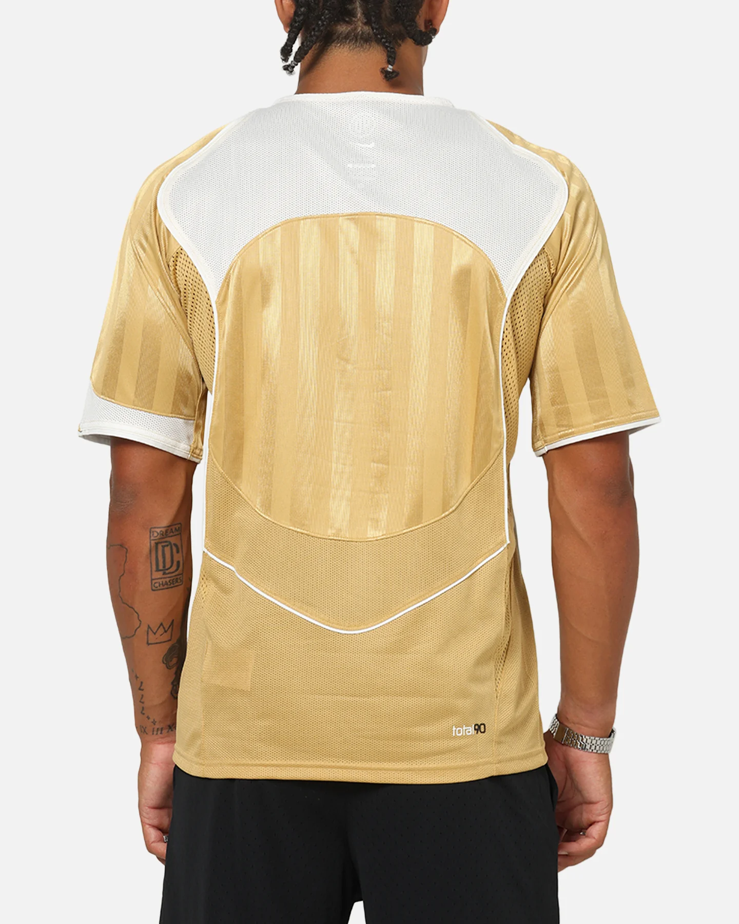 Nike Total 90 Soccer T-Shirt Club Gold/Summit White - Image 2