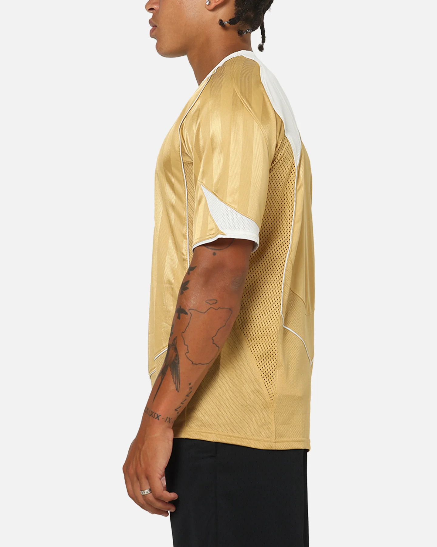 Nike Total 90 Soccer T-Shirt Club Gold/Summit White - Image 5